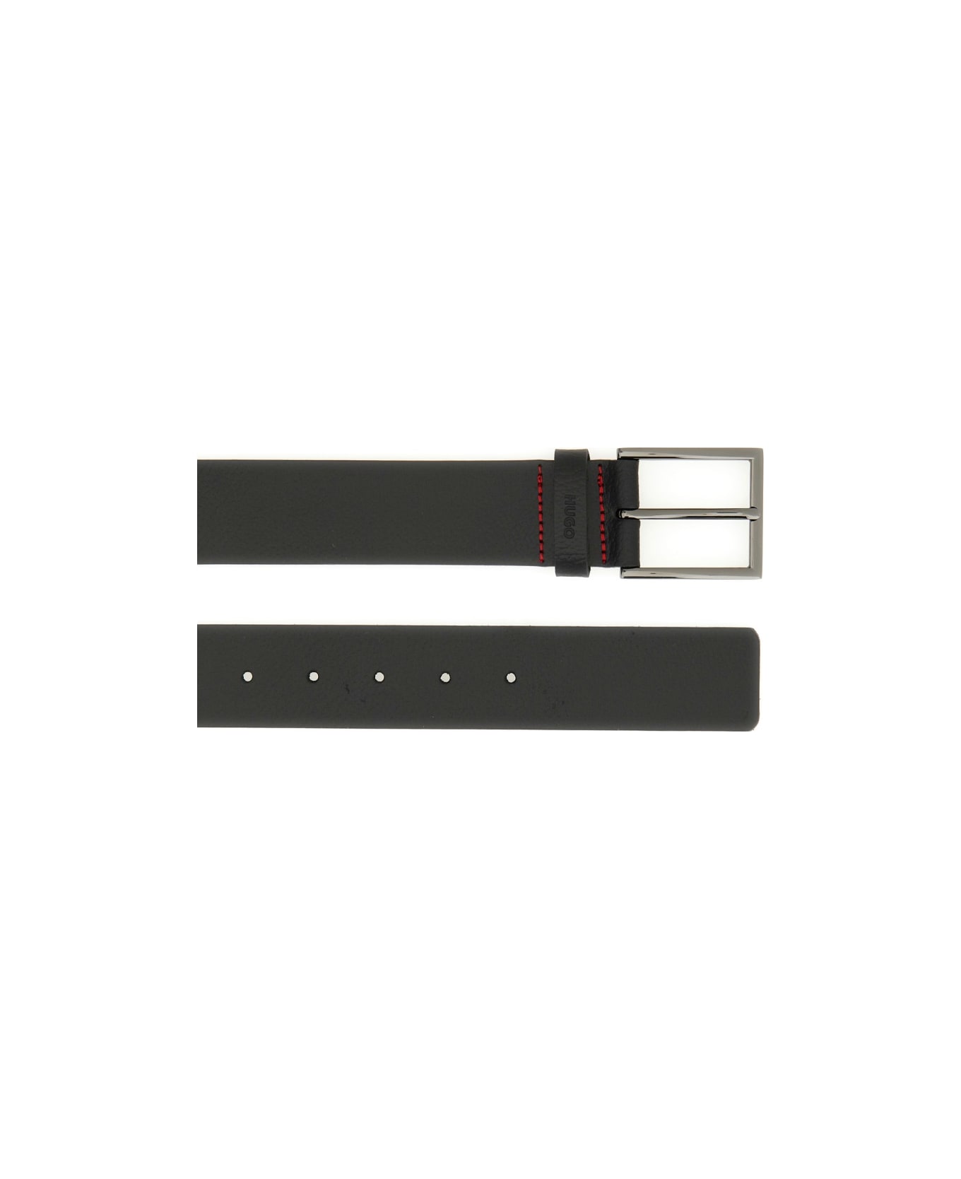 Hugo Boss Leather Belt - BLACK