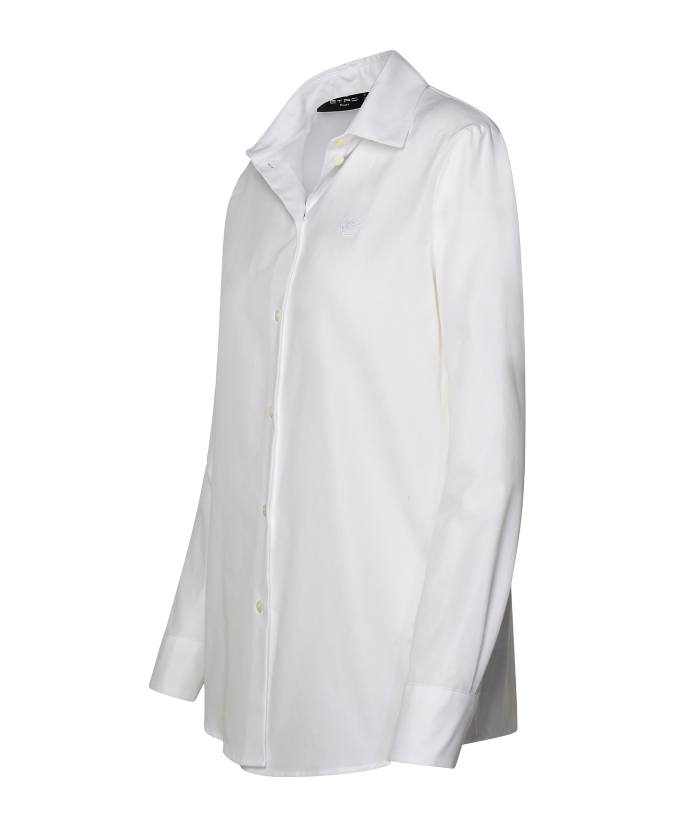 Etro White Cotton Shirt - BIANCO OTTICO (White)