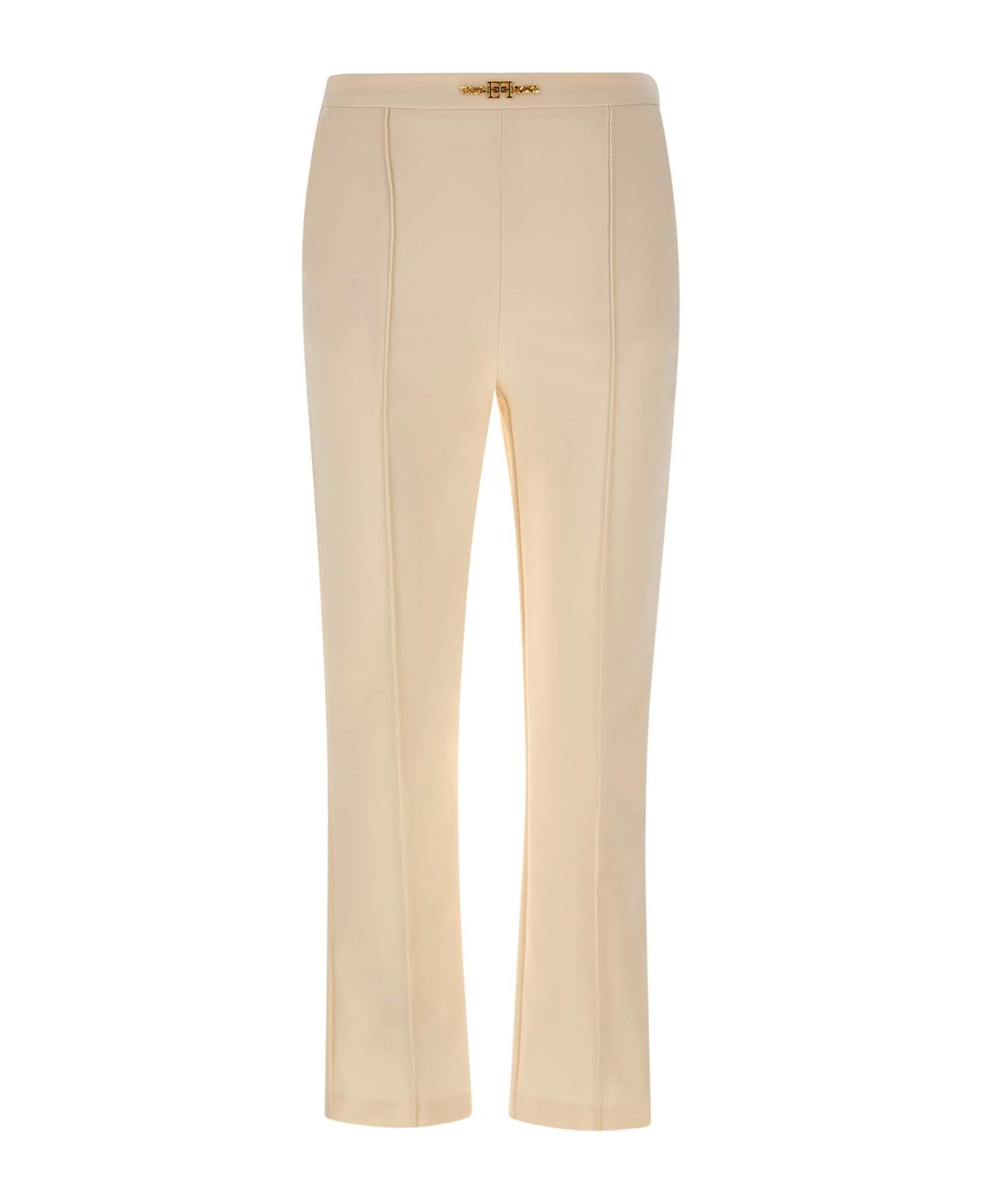 Elisabetta Franchi 'daily' Trousers - BEIGE ボトムス