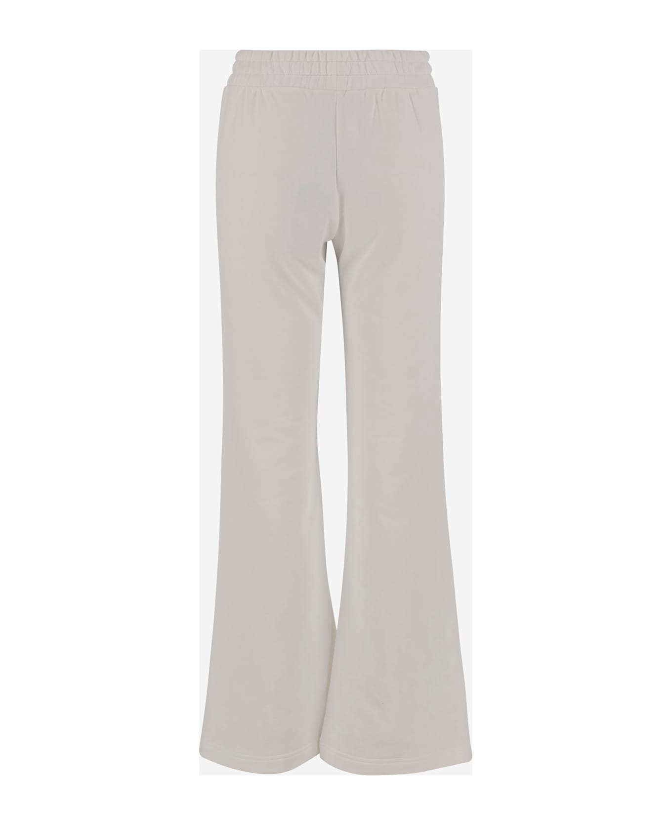 Pinko Cotton Logo Pants - White