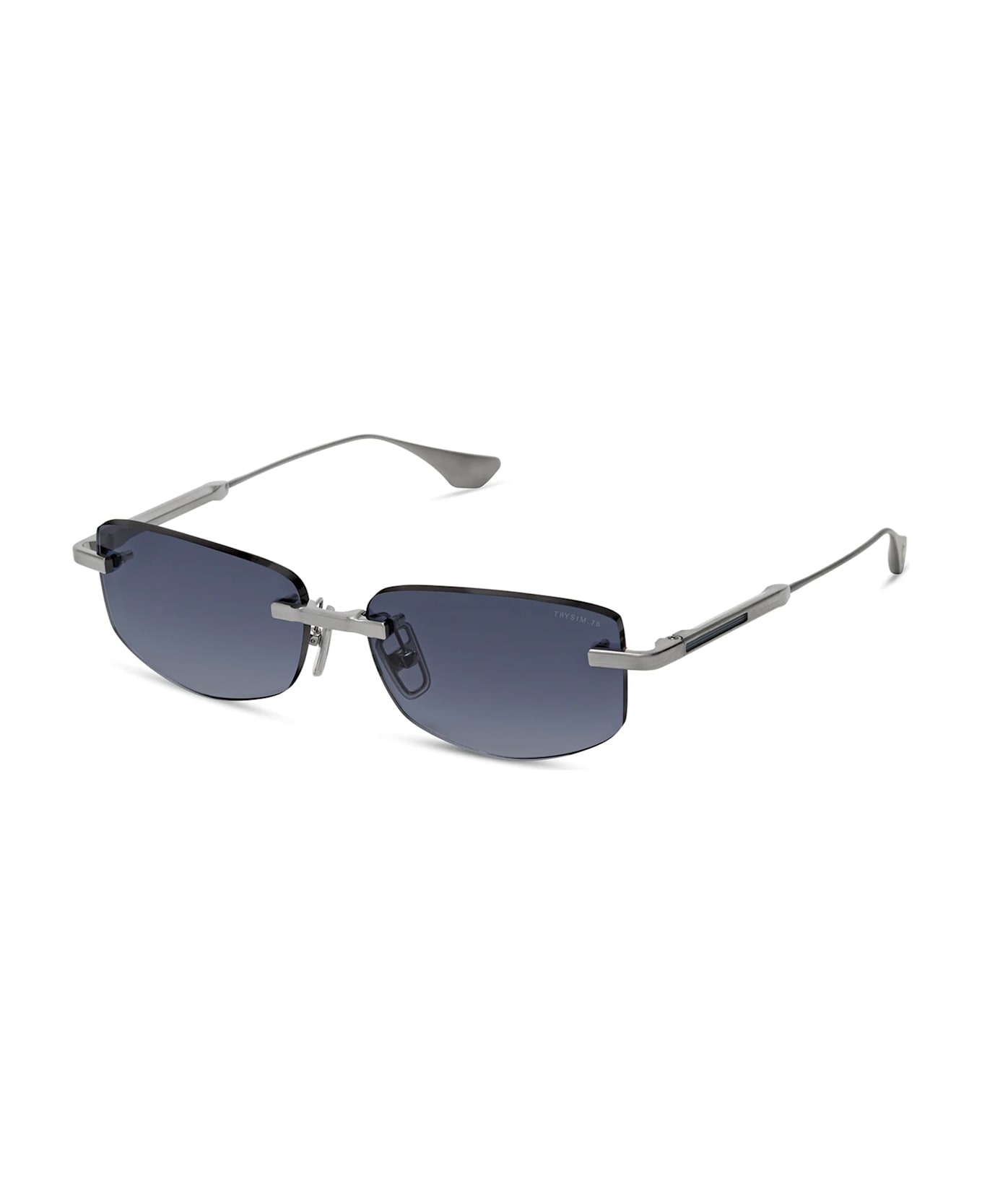 Dita Trysim.75 - Brushed Raw Titanium Sunglasses - grey