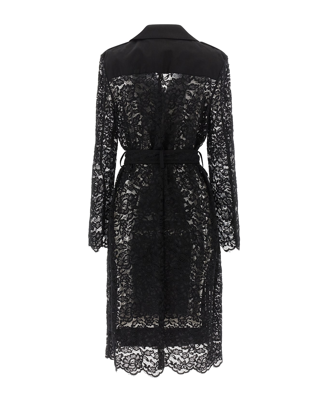 L'Agence 'amata' Trench Coat - Black  