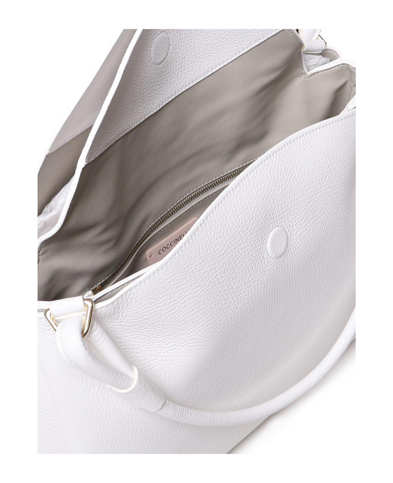 Coccinelle Eclyps Medium Bag - White