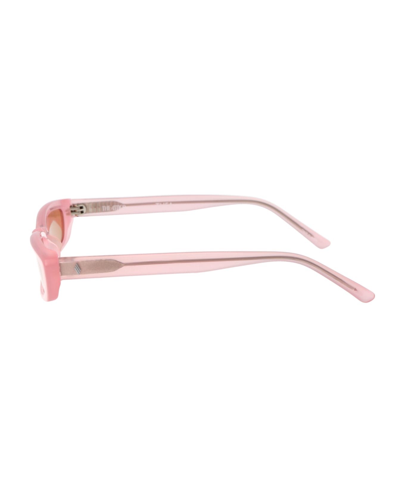 The Attico Thea Sunglasses - PINK/SILVER/PINK