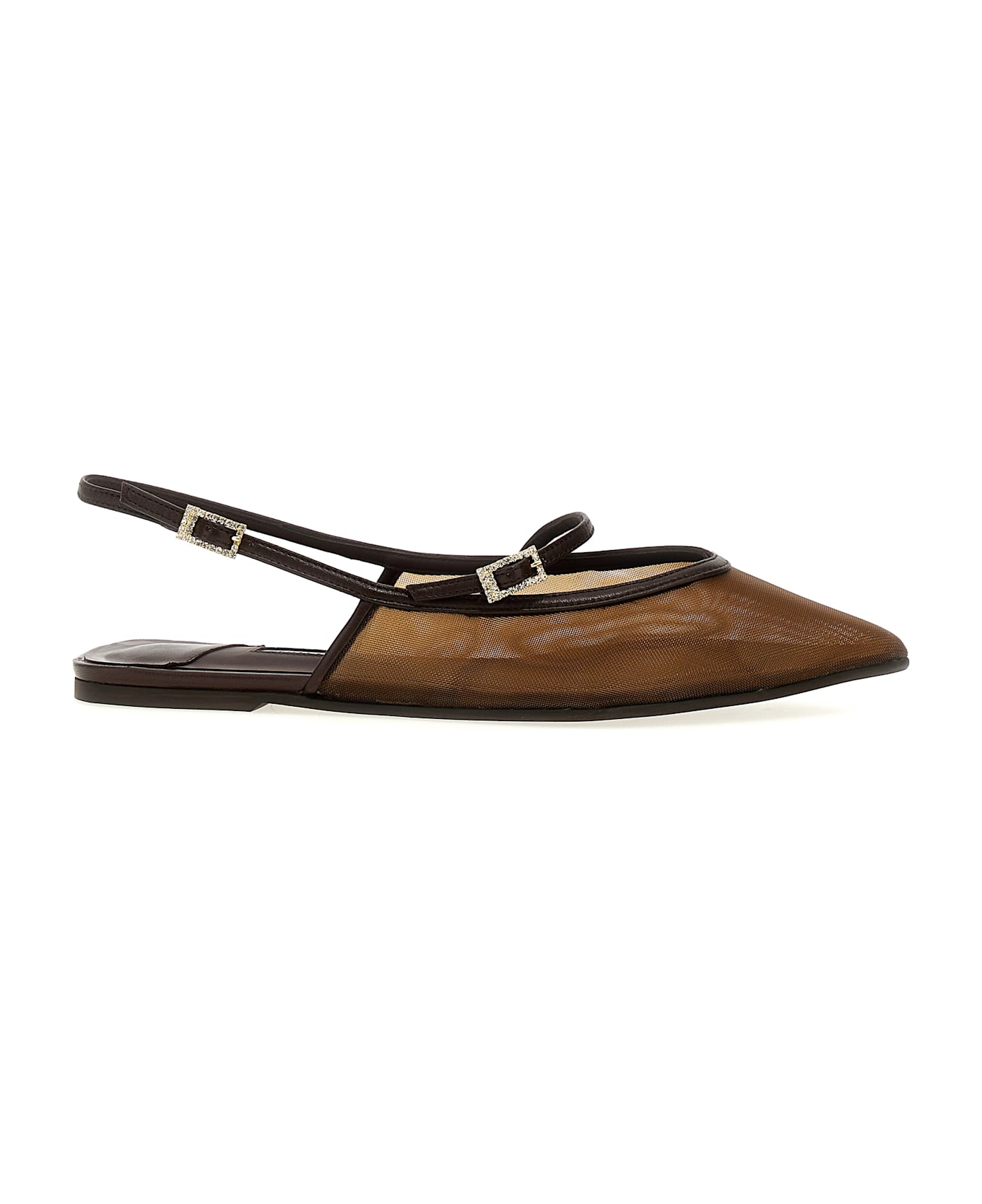 Le Silla 'morgana' Slingback - Brown