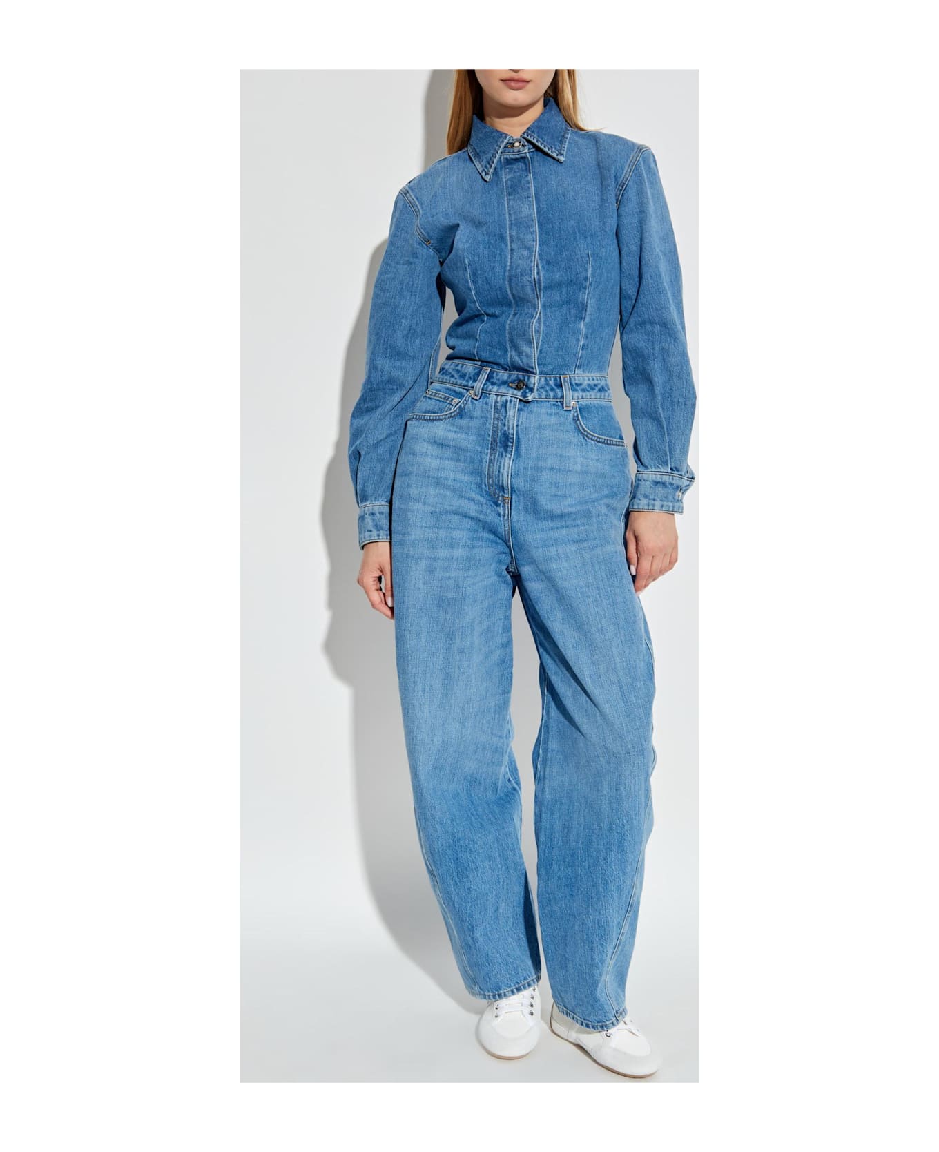 Givenchy Denim Jumpsuit - Blue