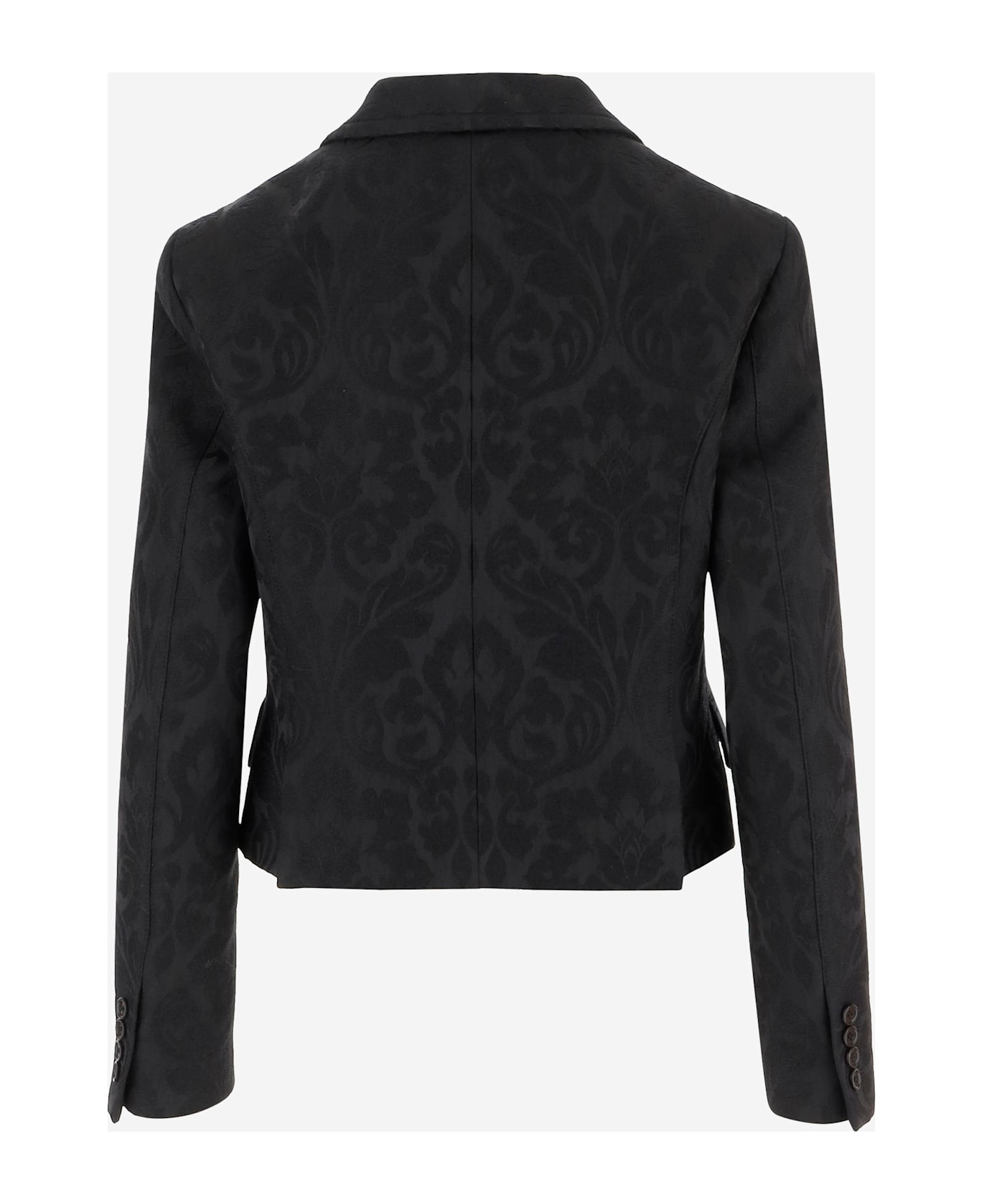 Chloé Double-breasted Wool Blend Jacket - Black