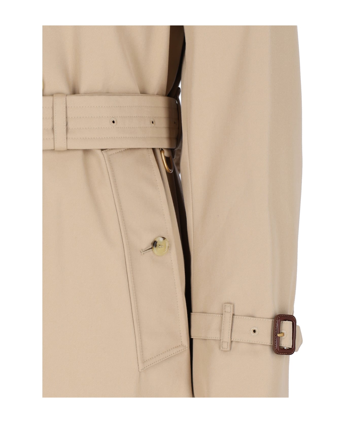 Burberry Double-breasted Trench Coat - NEUTRALS