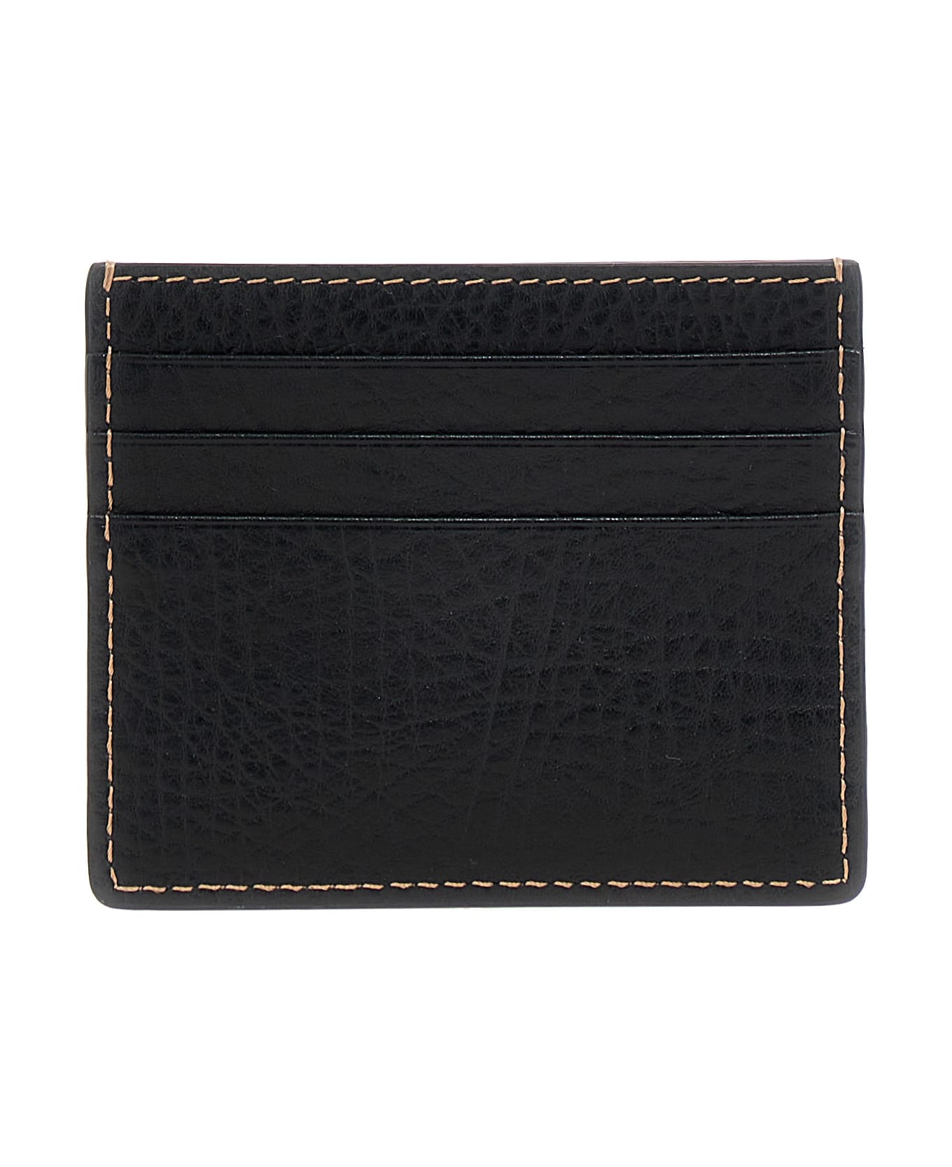 Brunello Cucinelli Leather Cardholder - Black
