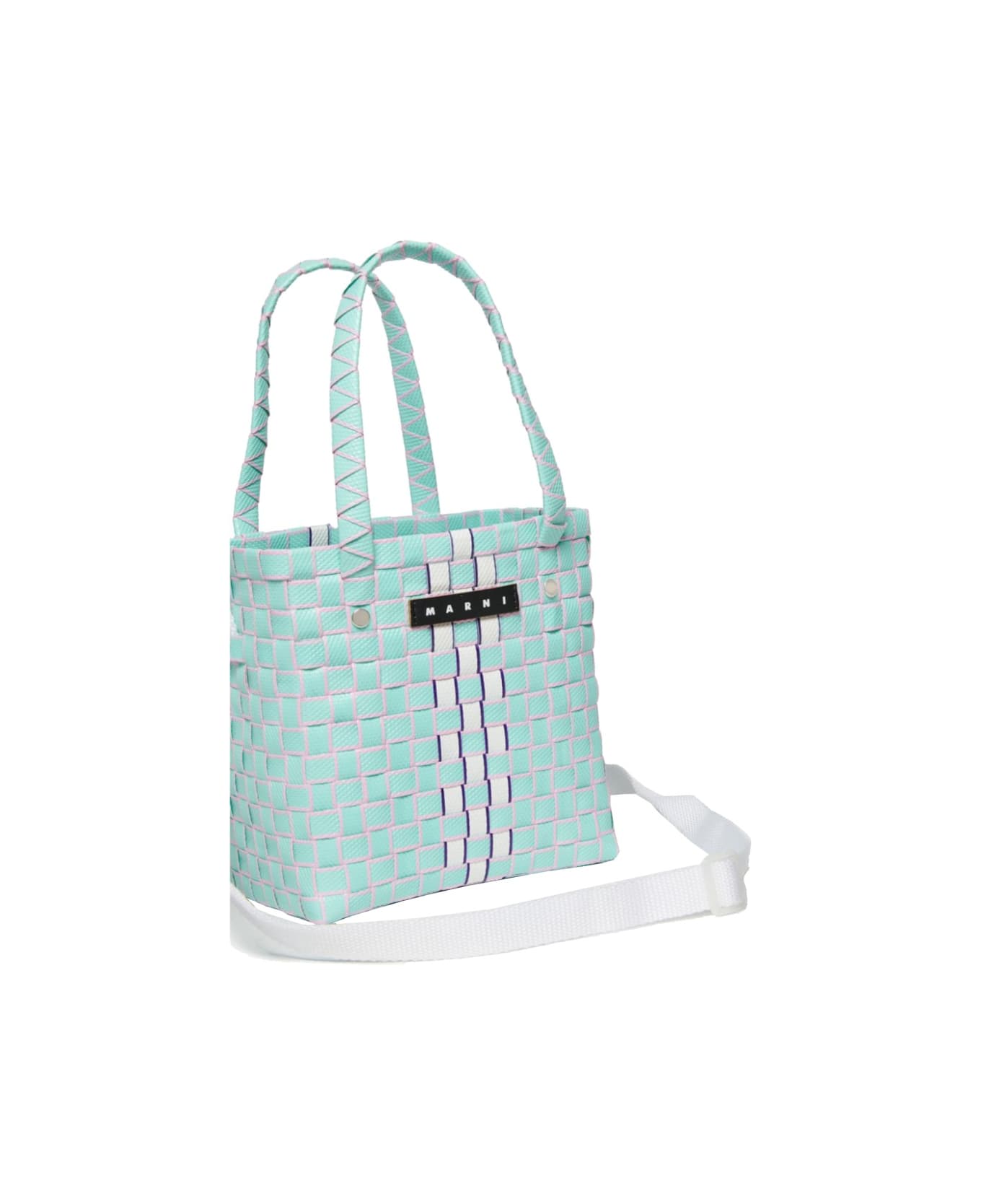 Marni Bucket Bag With Shoulder Strap - BABY BLUE