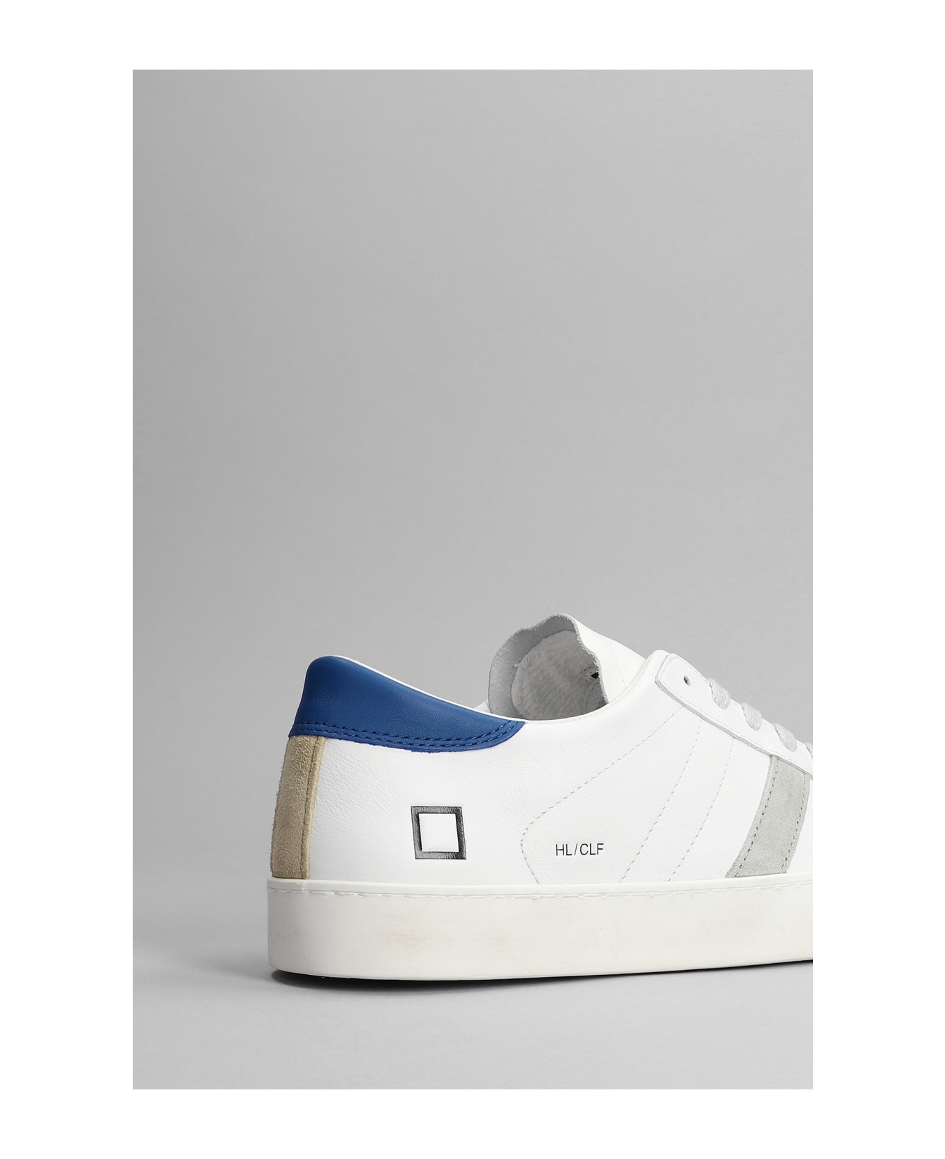 D.A.T.E. Hill Low Sneakers In White Leather - White
