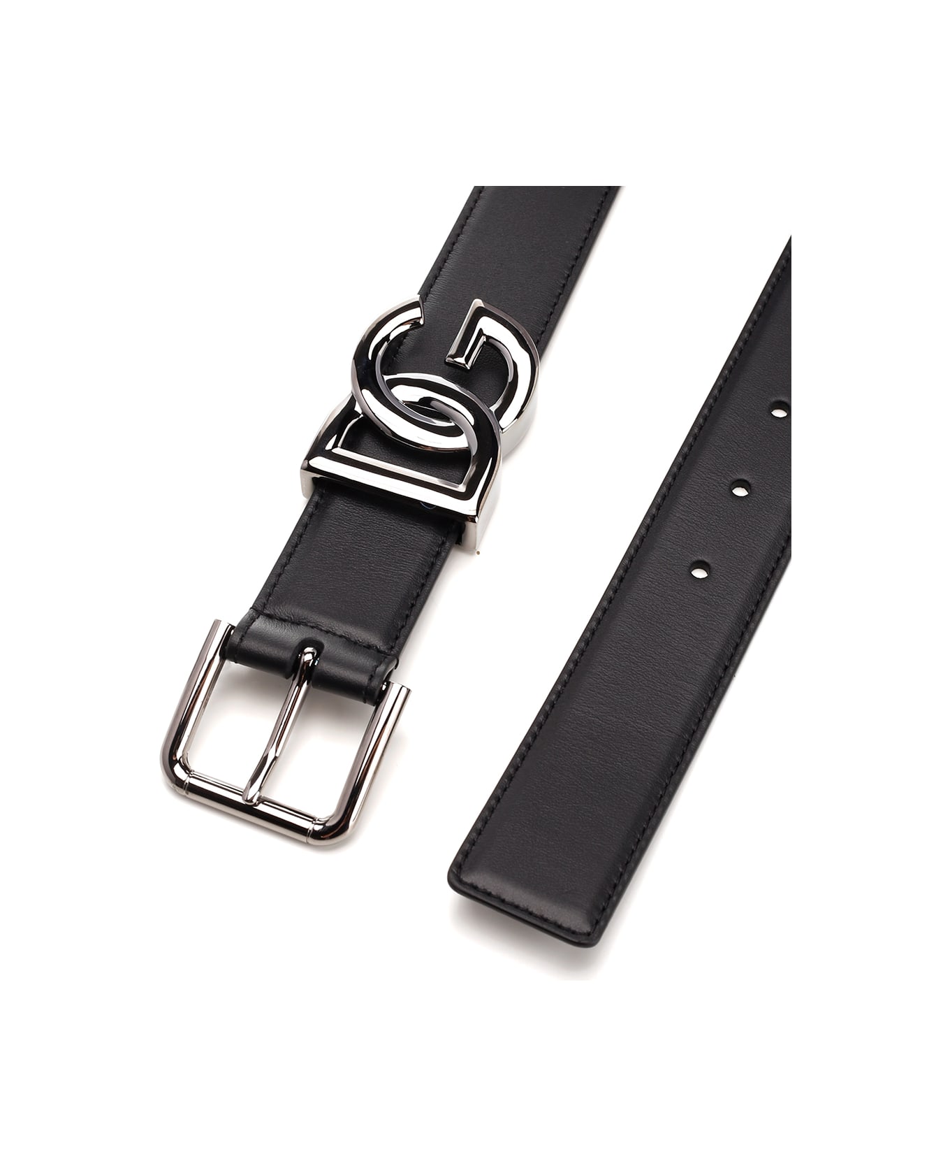 Dolce & Gabbana Dg Buckle Belt - Black