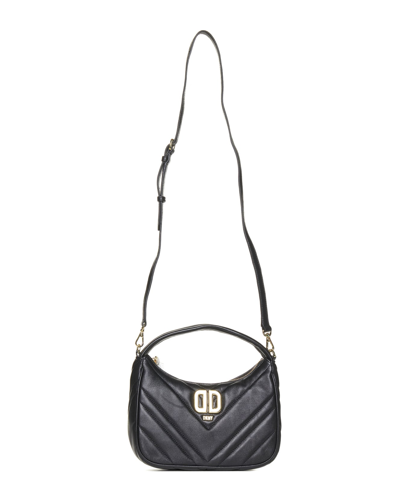 DKNY Shoulder Bag - Black/gold