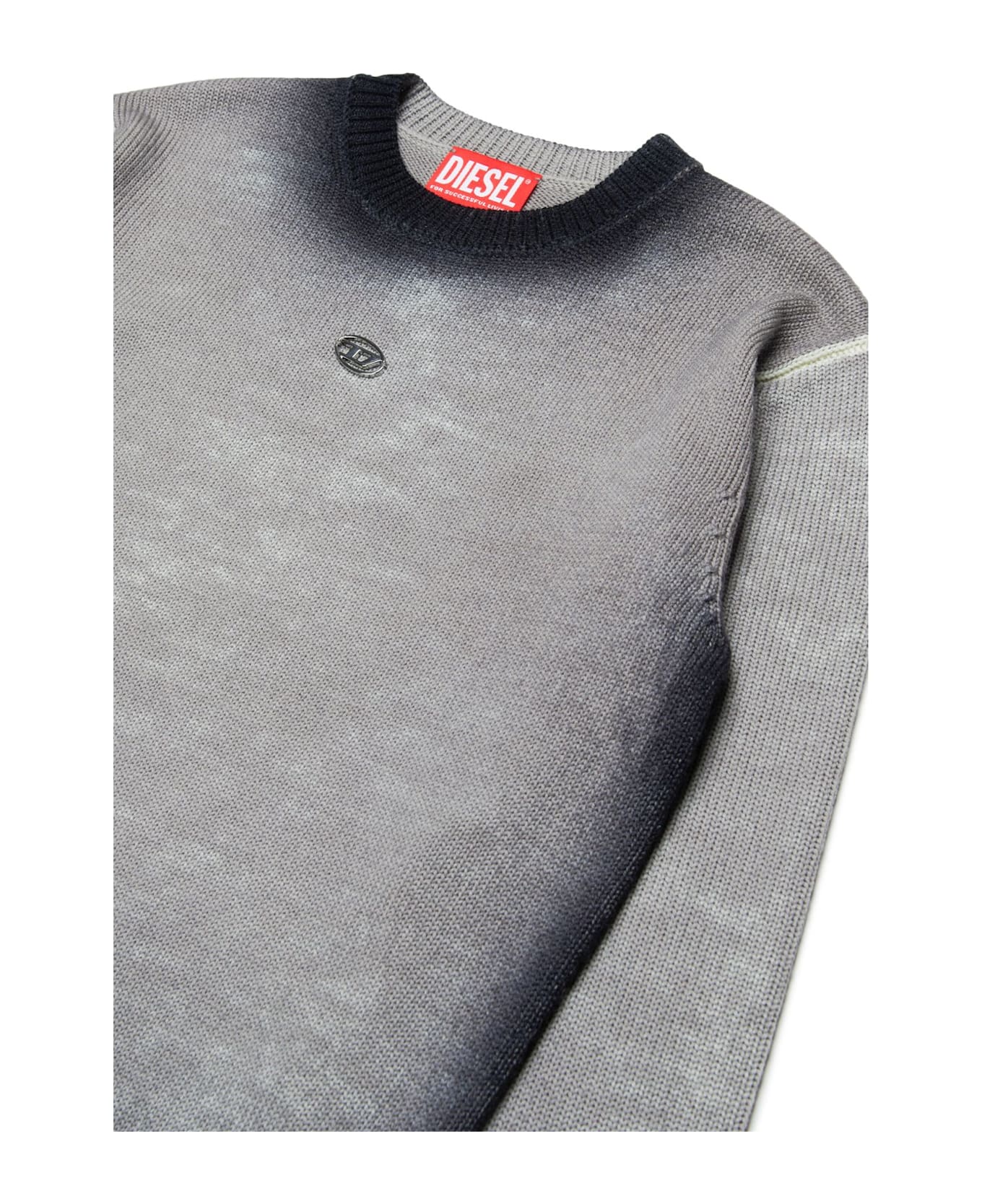 Diesel Oval-d Logo Plaque Knitted Jumper - K900