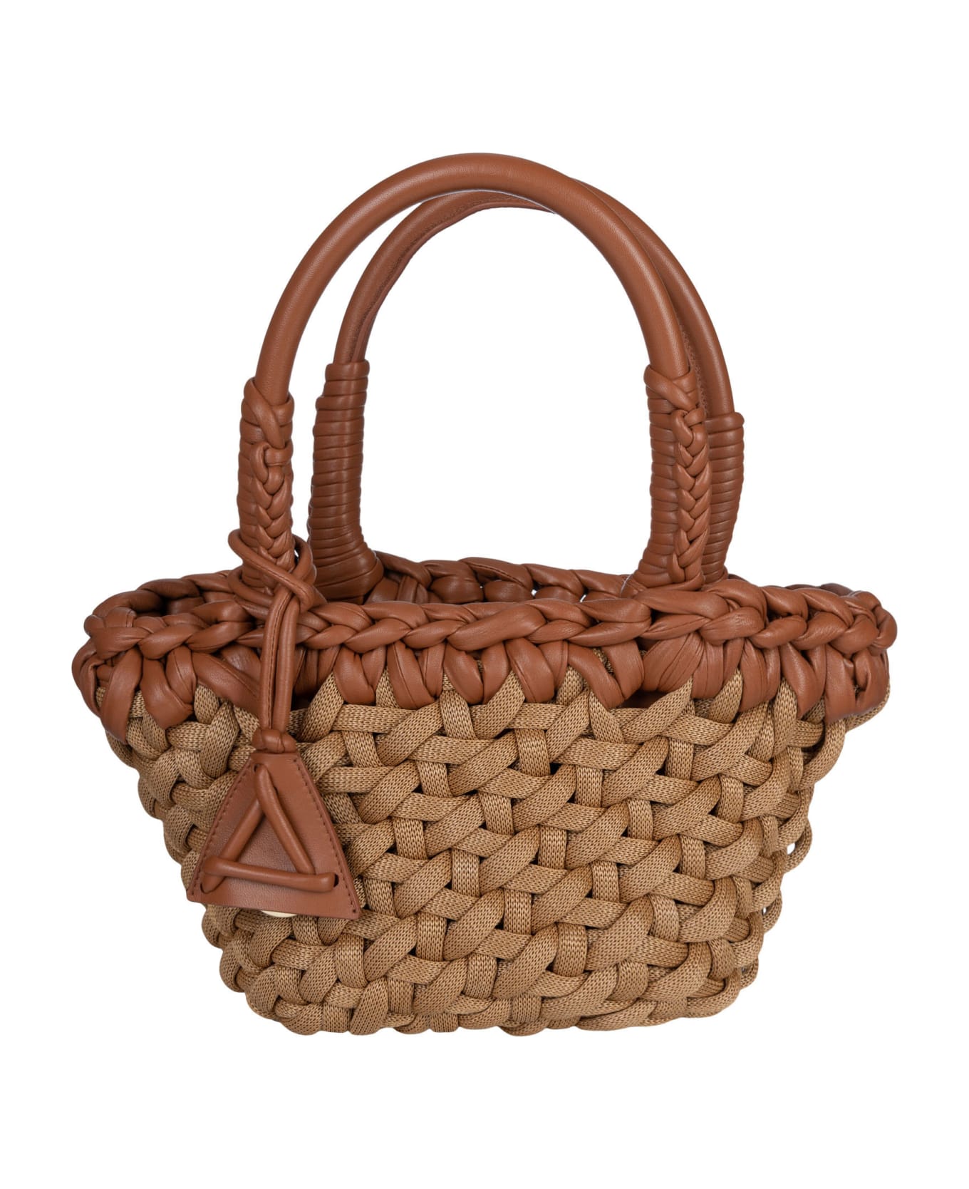 Alanui Weave Small Tote - Sand Brown トートバッグ