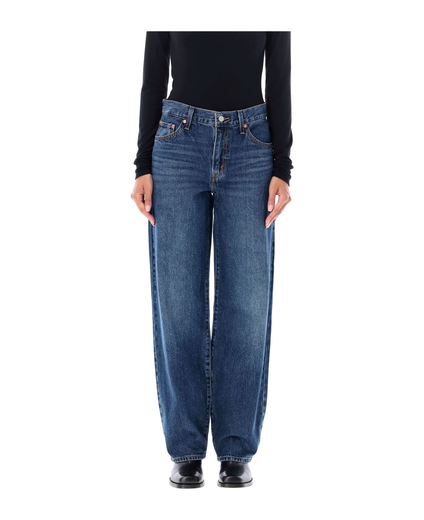 Levi's Baggy Dad Jeans - SE IS NICE DARK BLUE