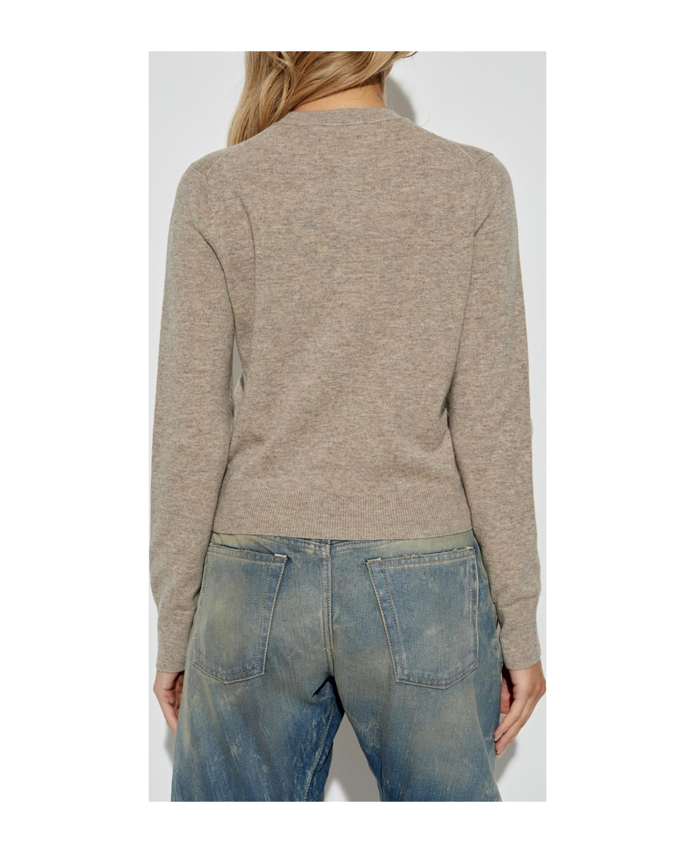 Acne Studios Wool Cardigan - GREIGE MELANGE