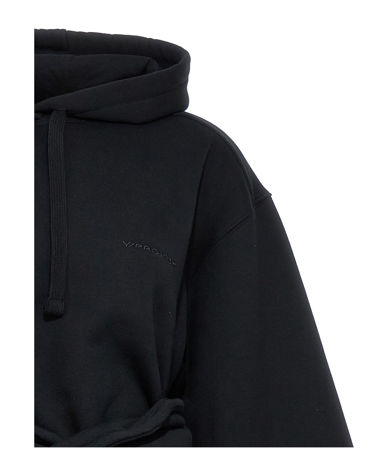 Y/Project 'wire Wrap' Hoodie - Black
