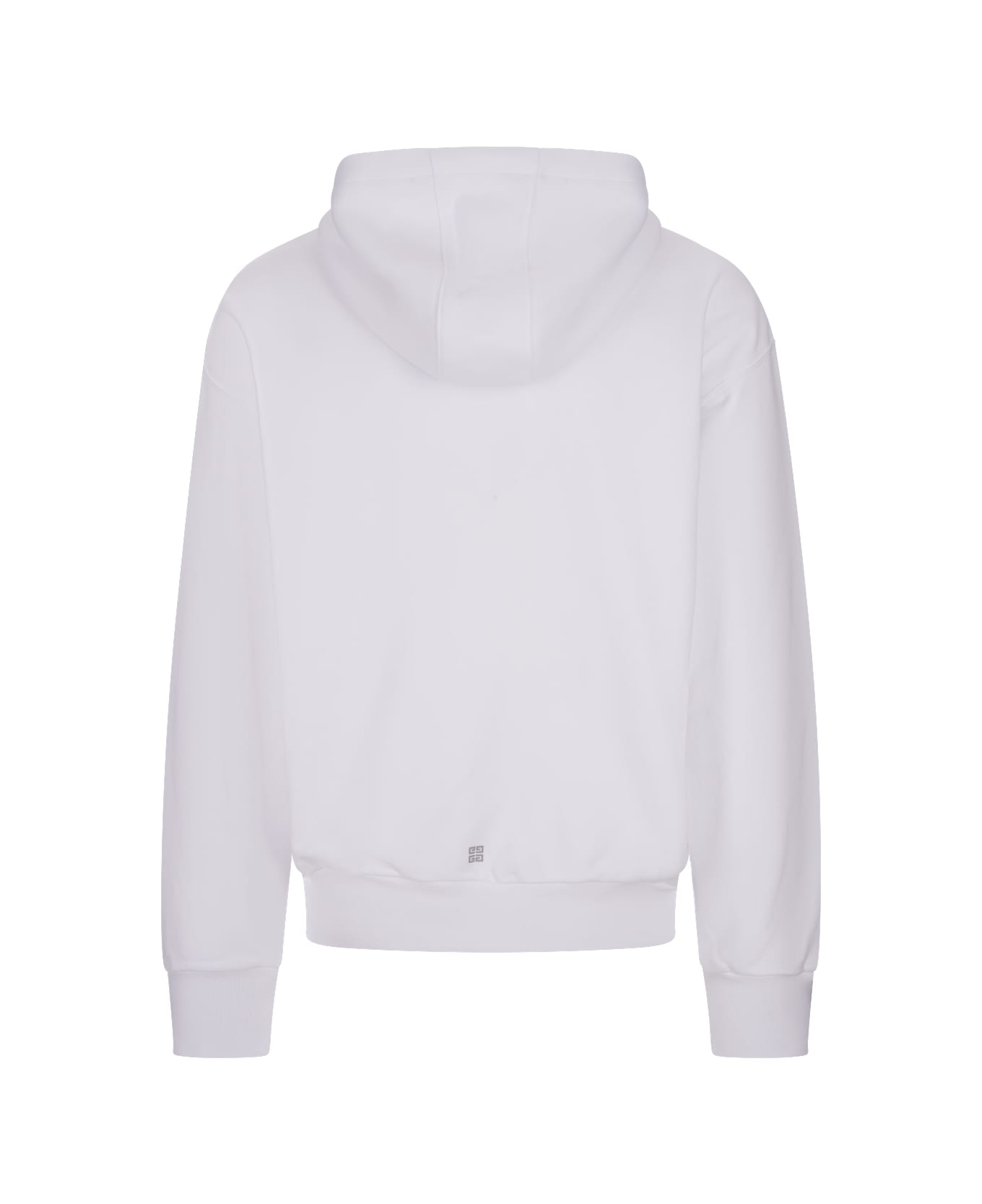 Givenchy White Givenchy Hoodie With Print - White フリース