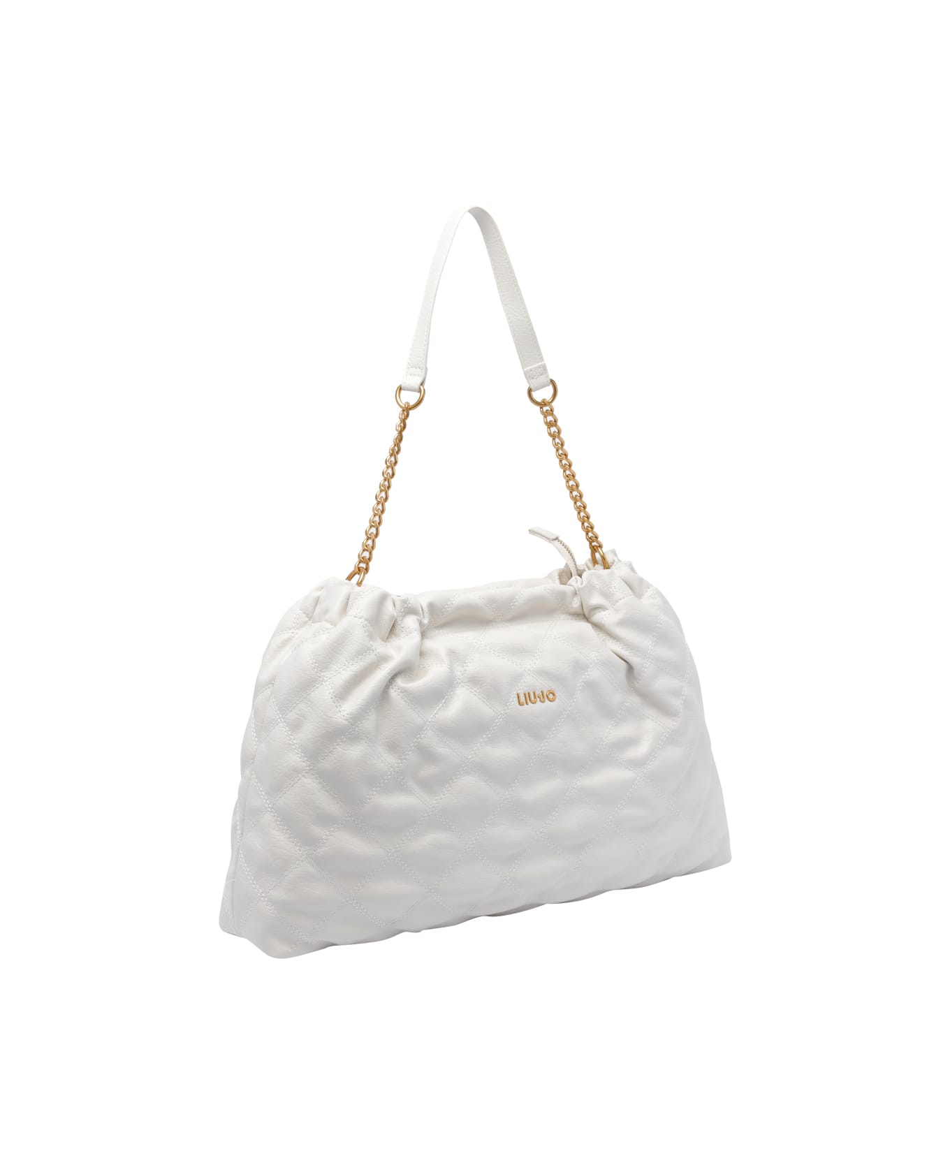 Liu-Jo Logo Shoulder Bag - White