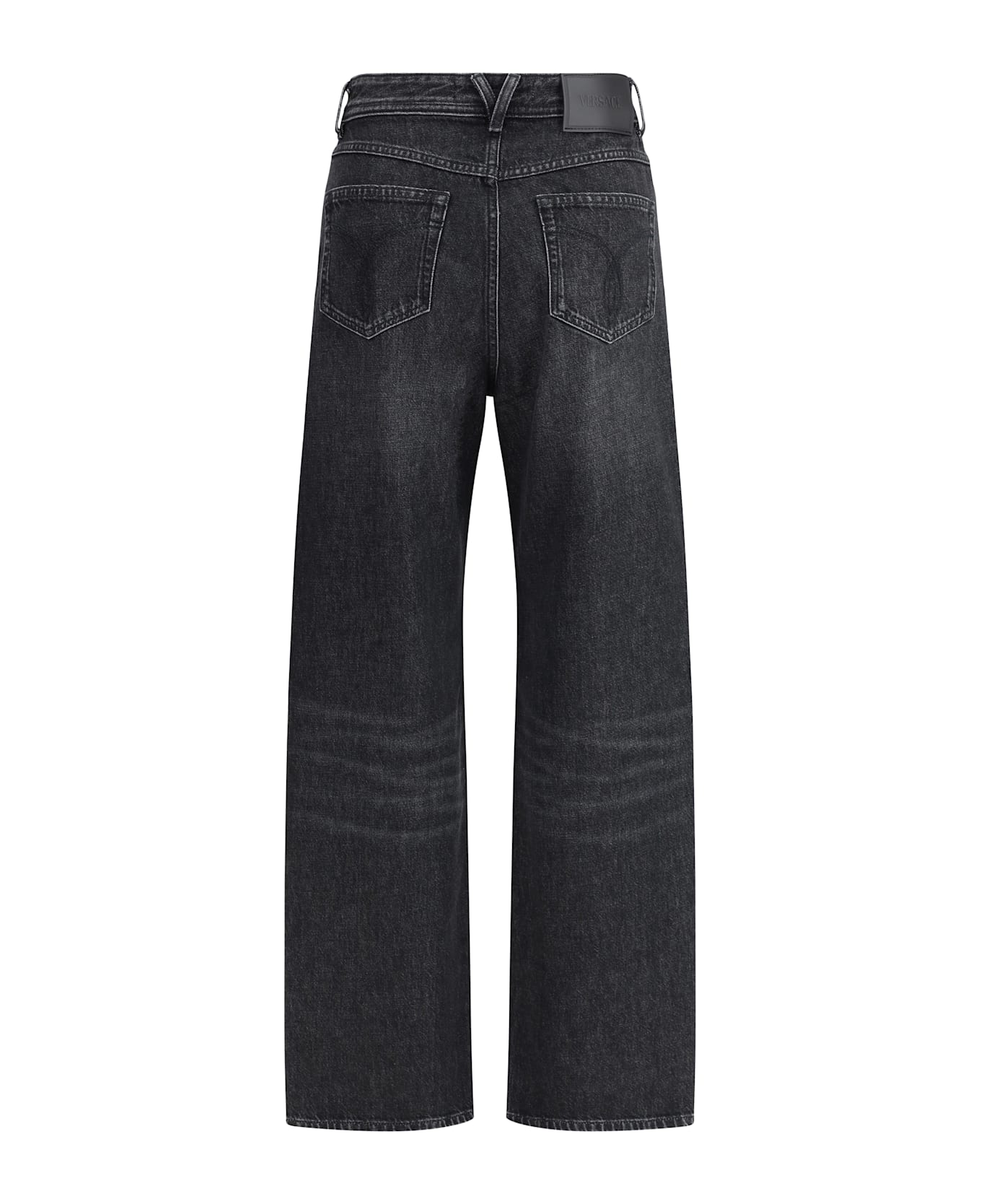 Versace Cut-out Detail Jeans