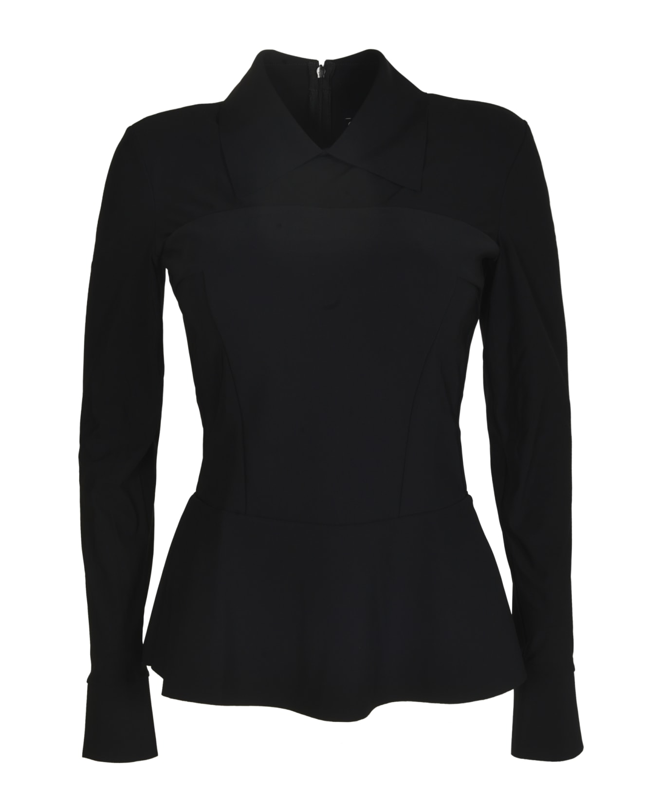 La Petit Robe Di Chiara Boni Asym Top - Black