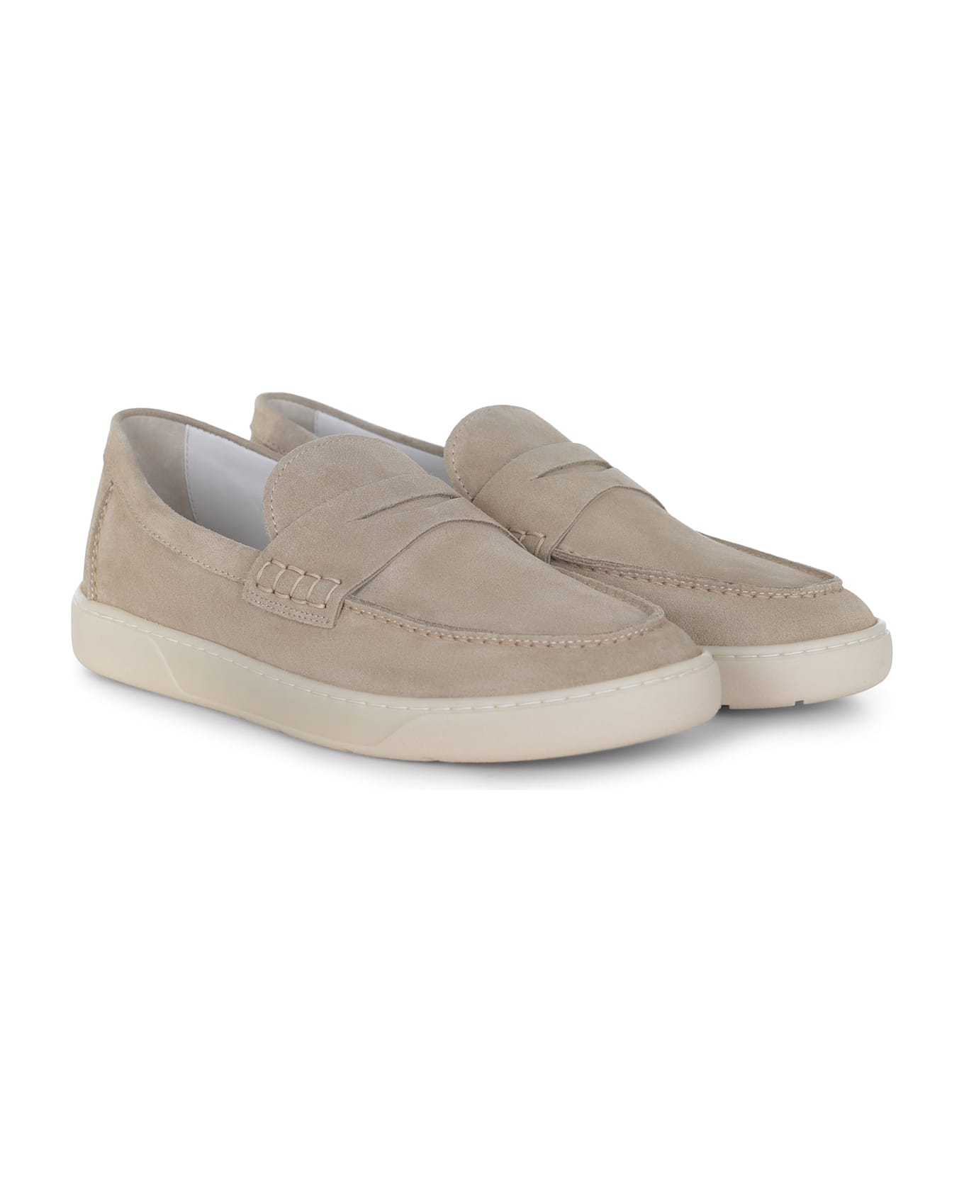Hogan Moccasins Made Of Suede Leather - Corda