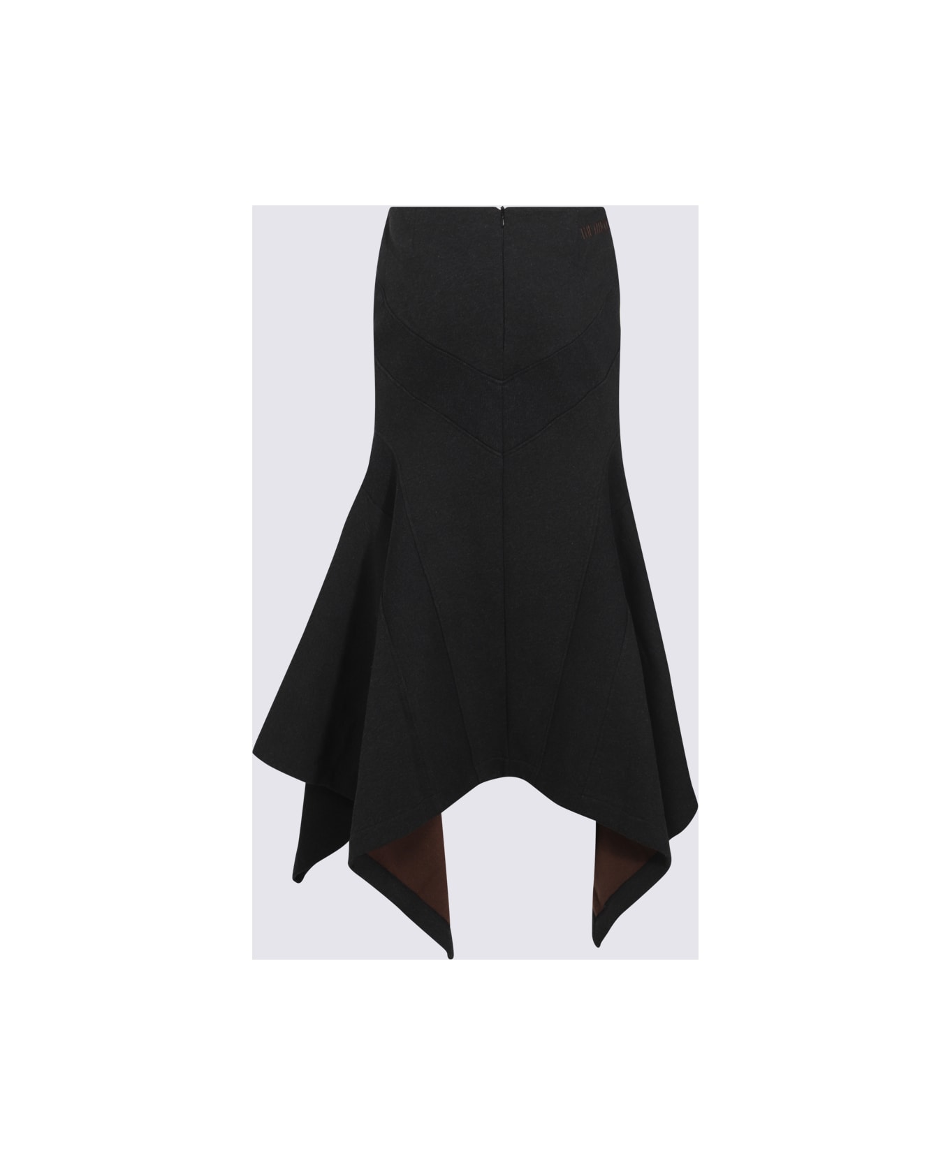 The Attico Midi Skirt - Black  