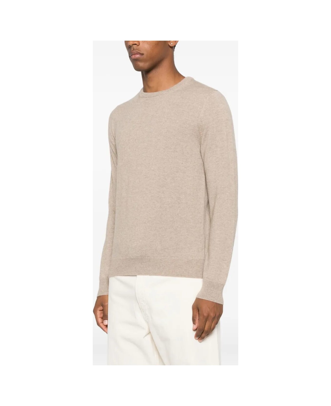 Malo Roundneck - Beige Grey