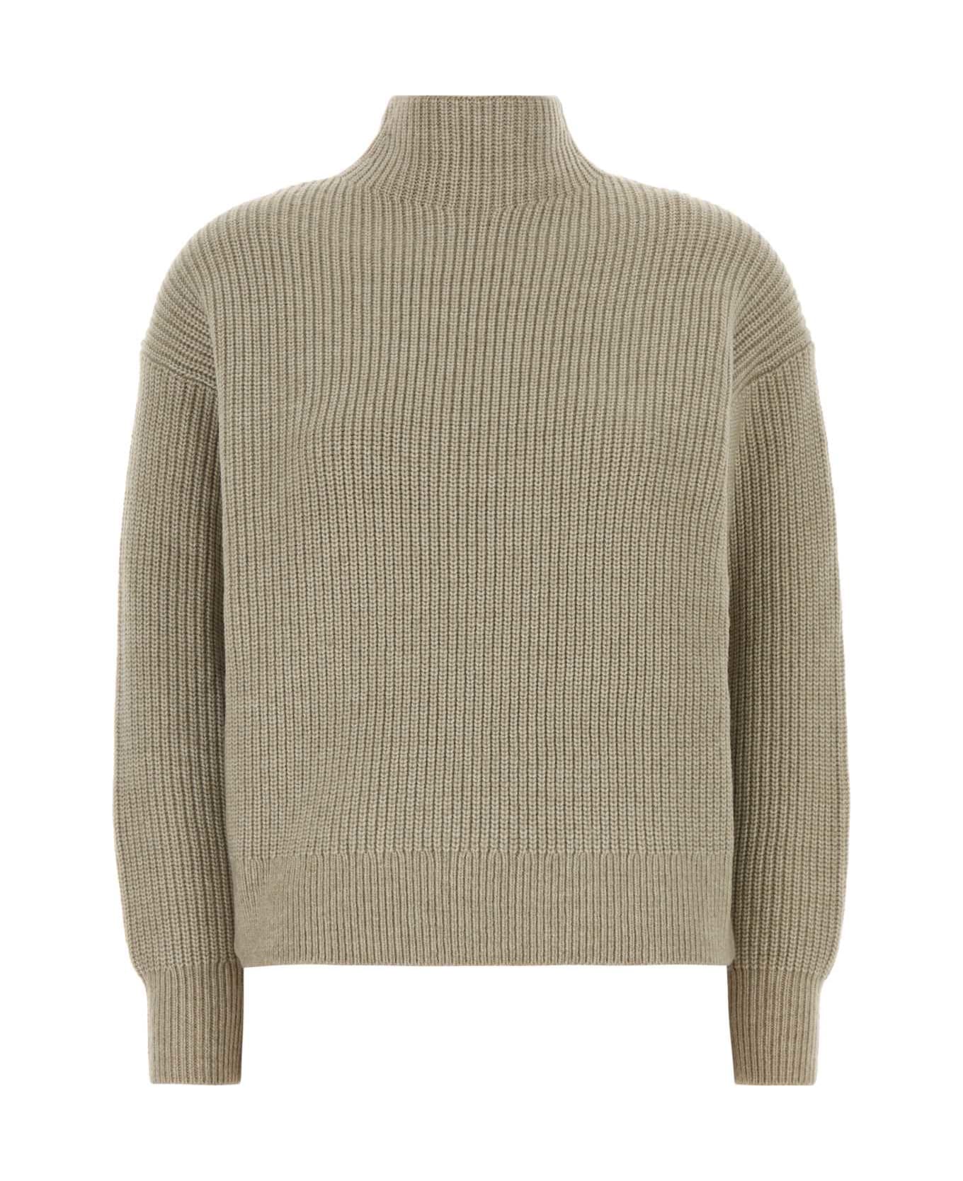 Calvin Klein Cappuccino Polyester Blend Sweater - ISLAND FOSSIL