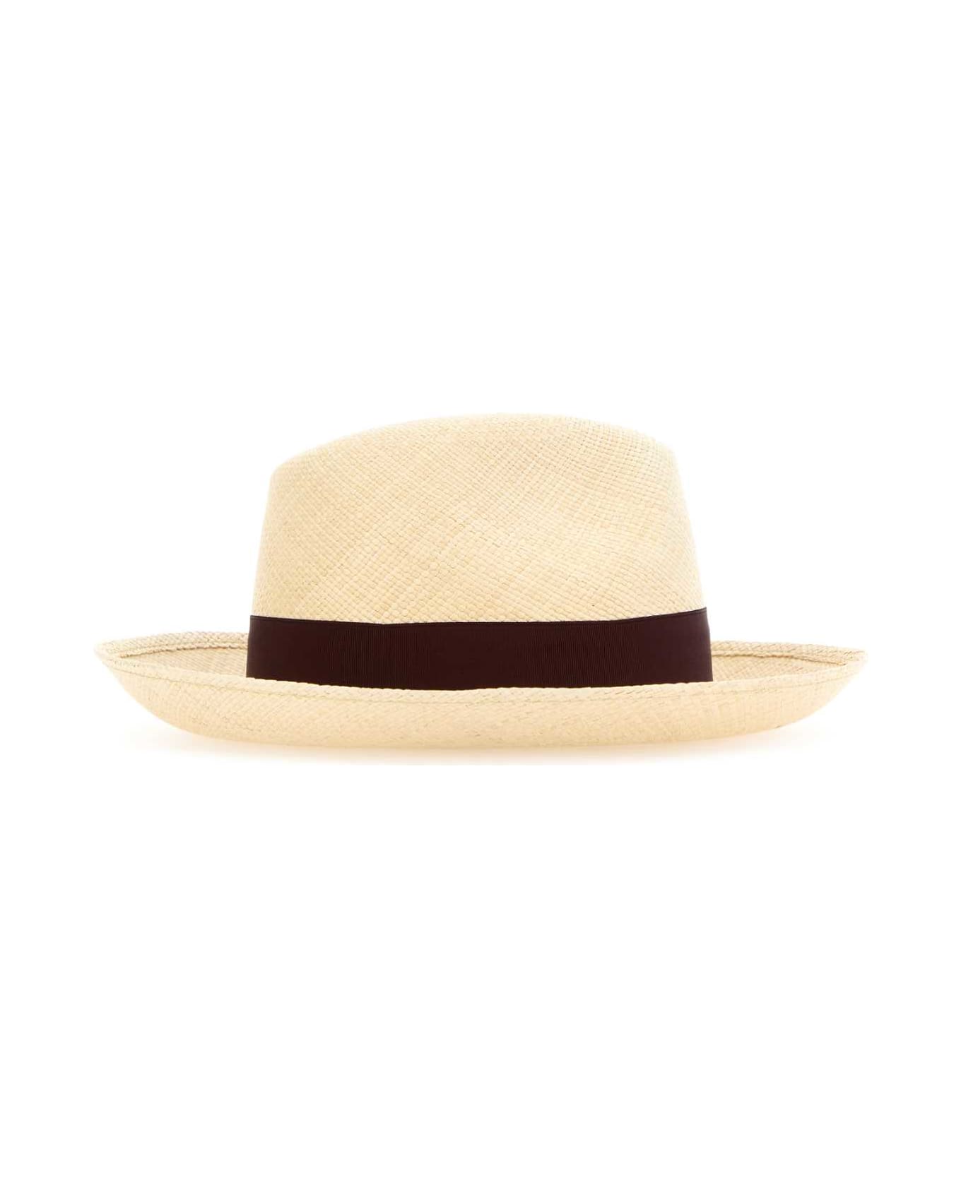 Borsalino Straw Amedeo Hat - VINO 帽子