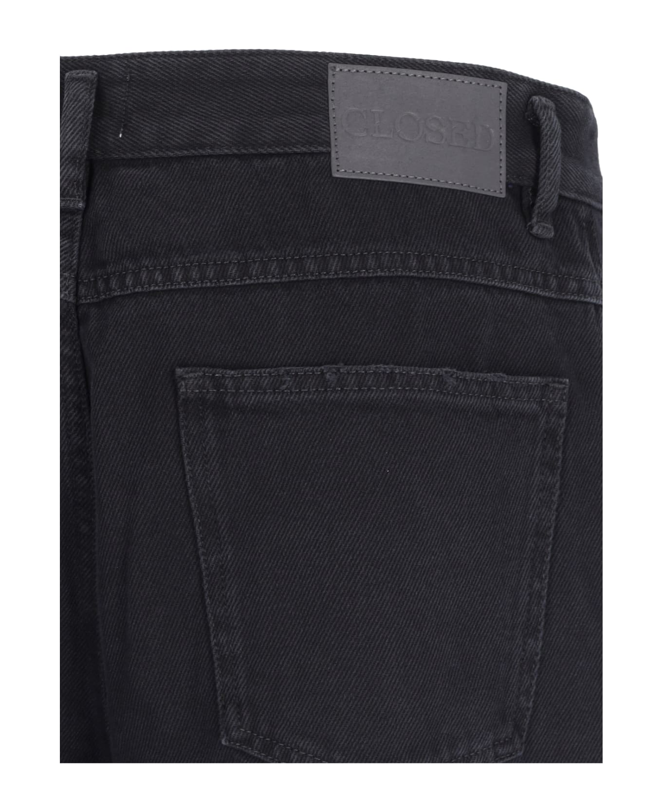 Closed 'x-lent Tapered' Wide Jeans - Black  