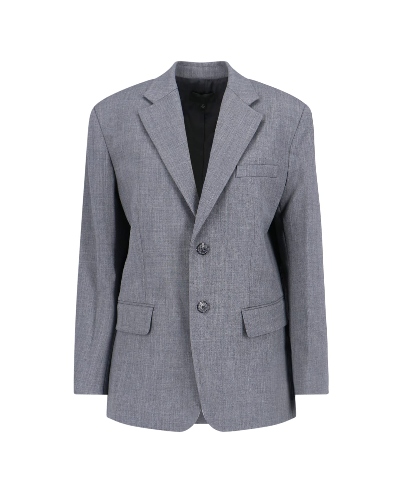 Nili Lotan Single-breasted Blazer - Gray