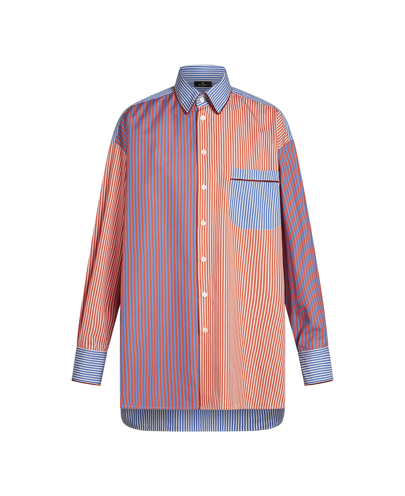 Etro Multicolored Striped Cotton Shirt - Multicolour