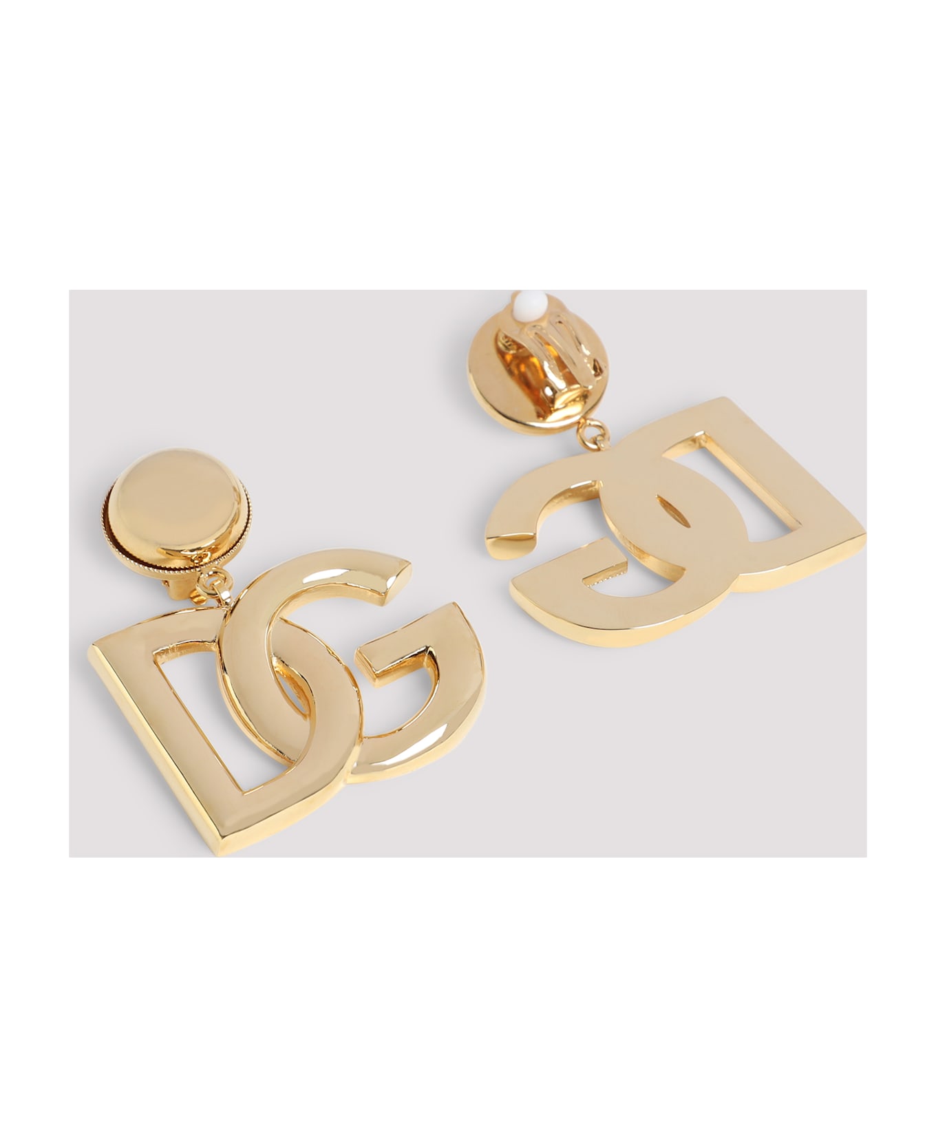 Dolce 
Gabbana Clips "pop" Dg Earrings - Oro