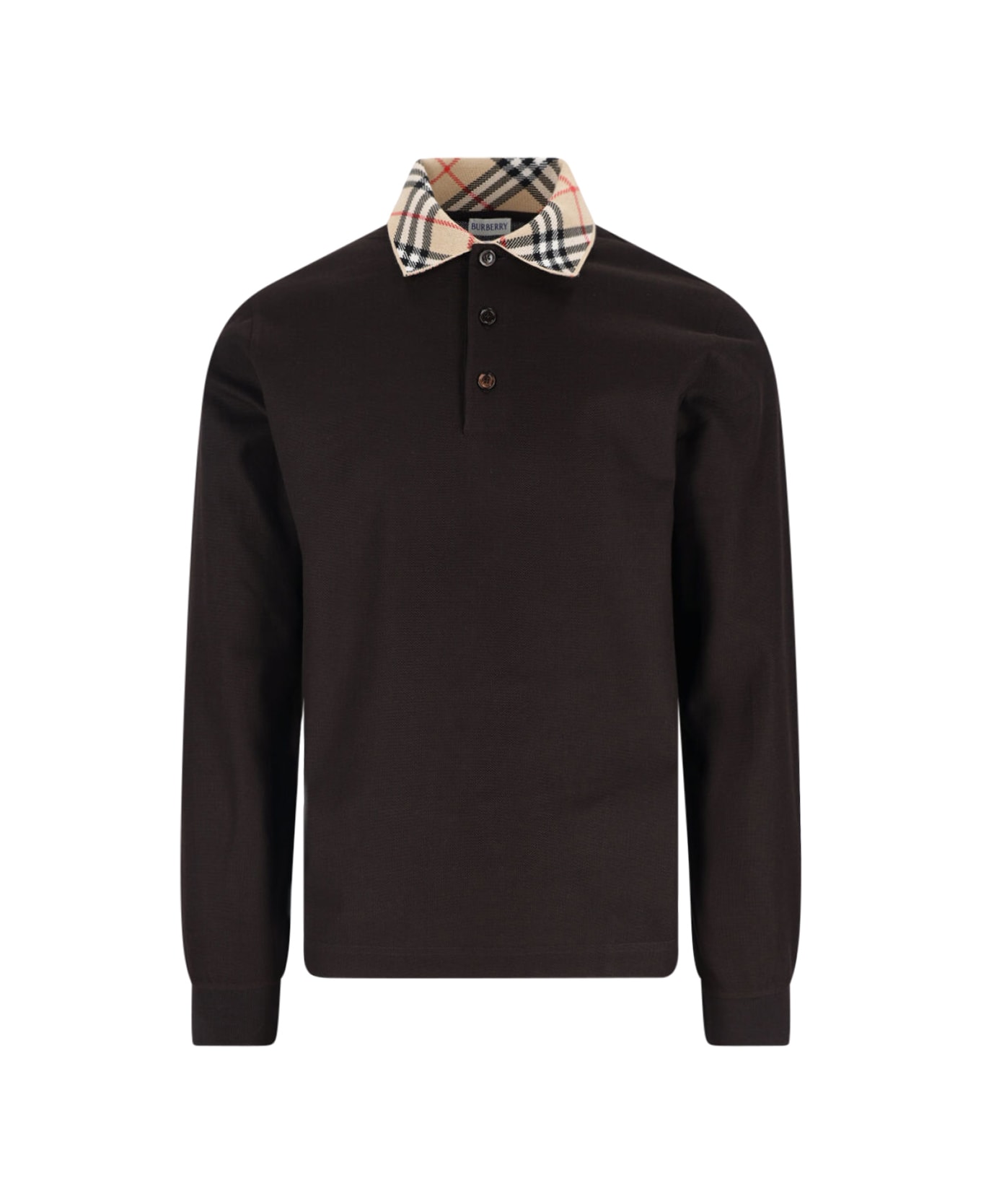 Burberry Polo "check" - Brown