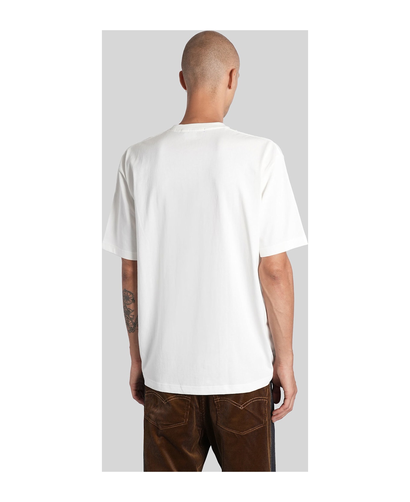 Junya Watanabe T-shirt In White Cotton - white