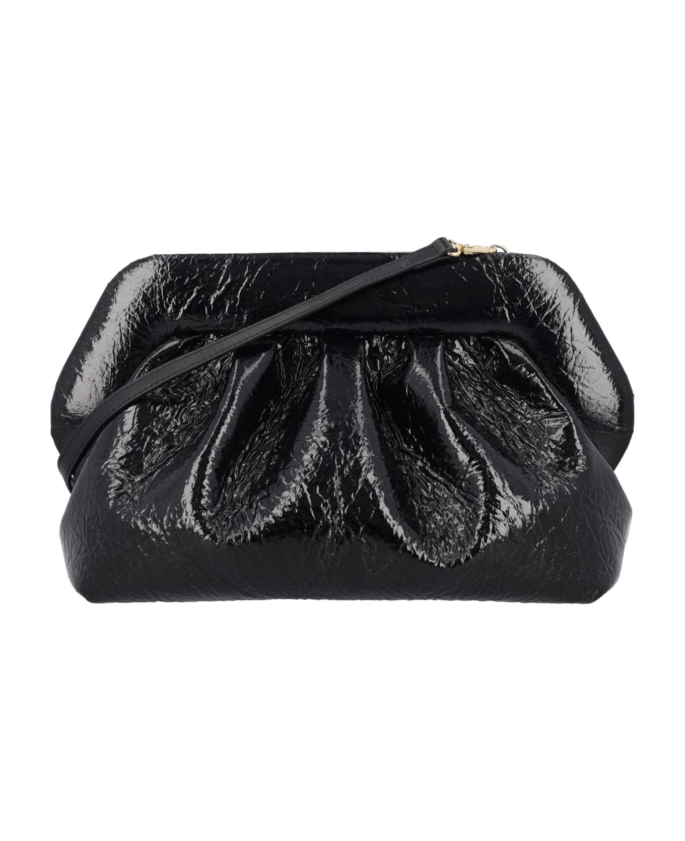 THEMOIRè Bios Clutch Pineapple Leather - BLACK クラッチバッグ