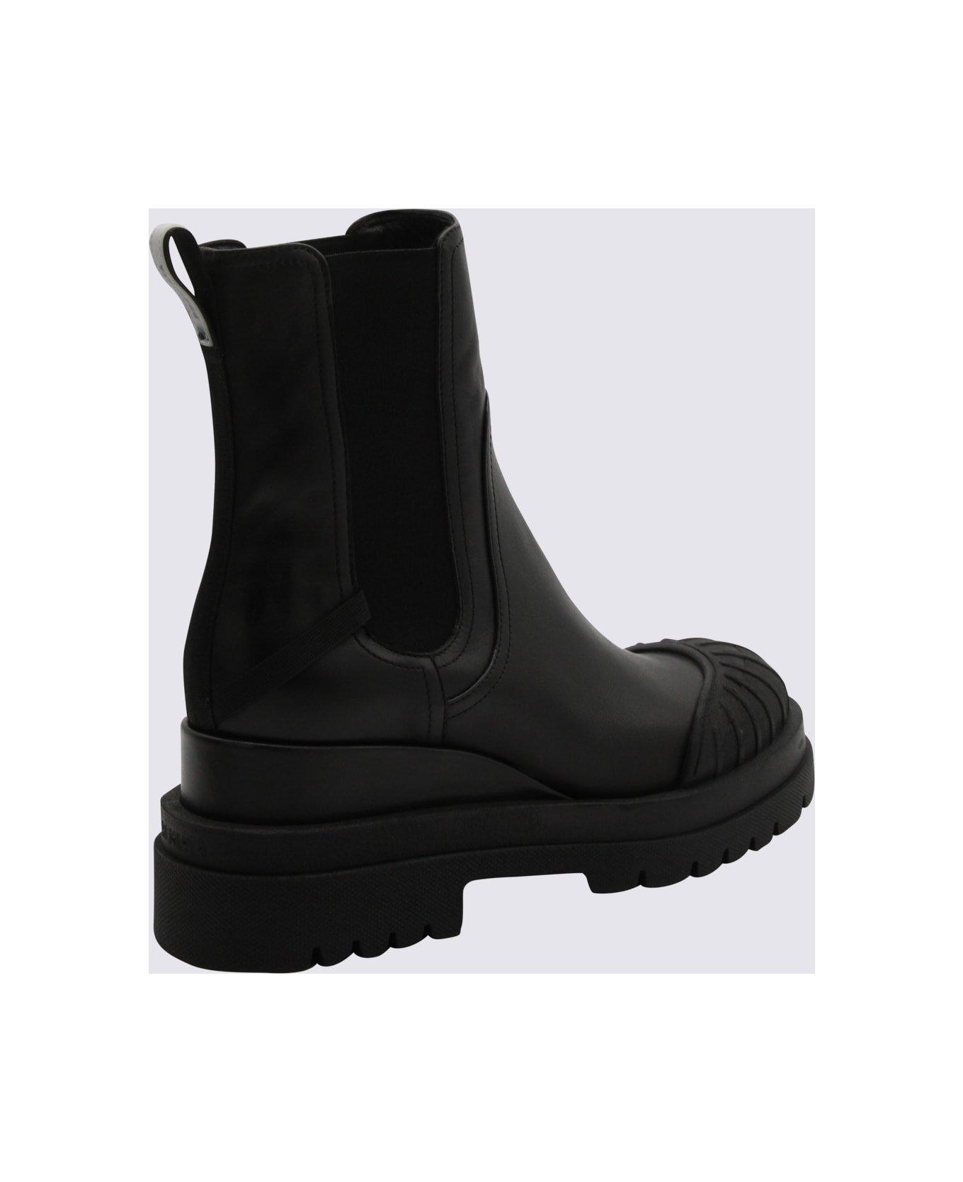 Premiata Black Leather Jiro Ankle Boots - Black ブーツ