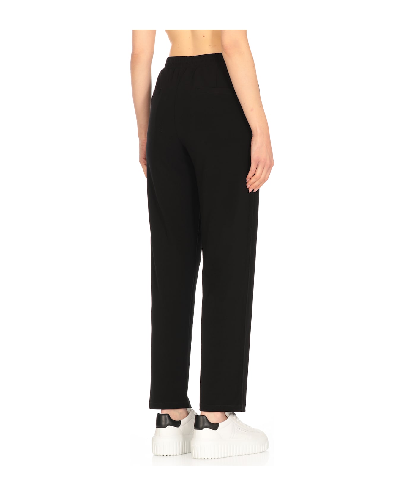 Fay Viscose Pants - Black