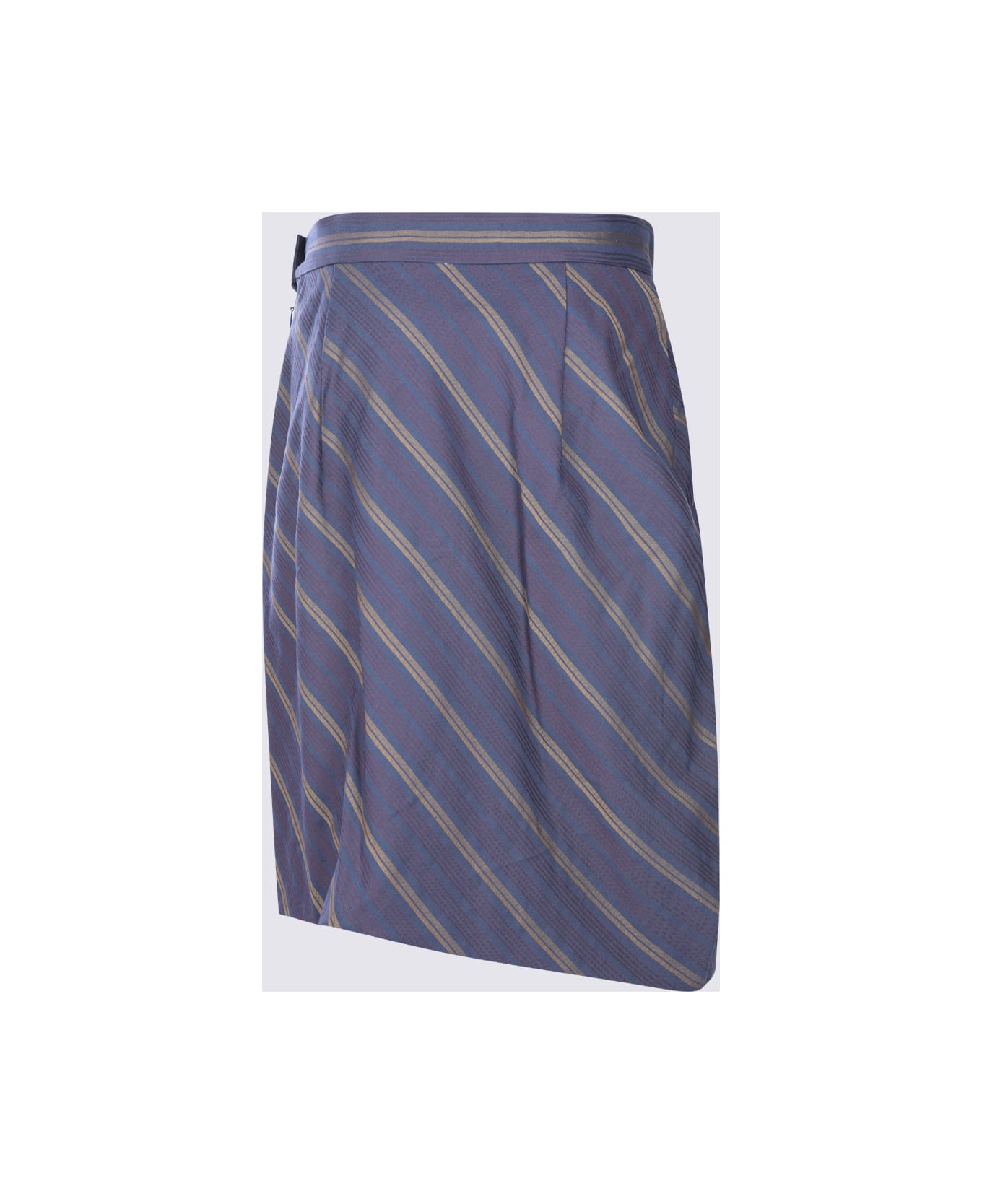 Vivienne Westwood Dark Blue Cotton Skirt - DUSK