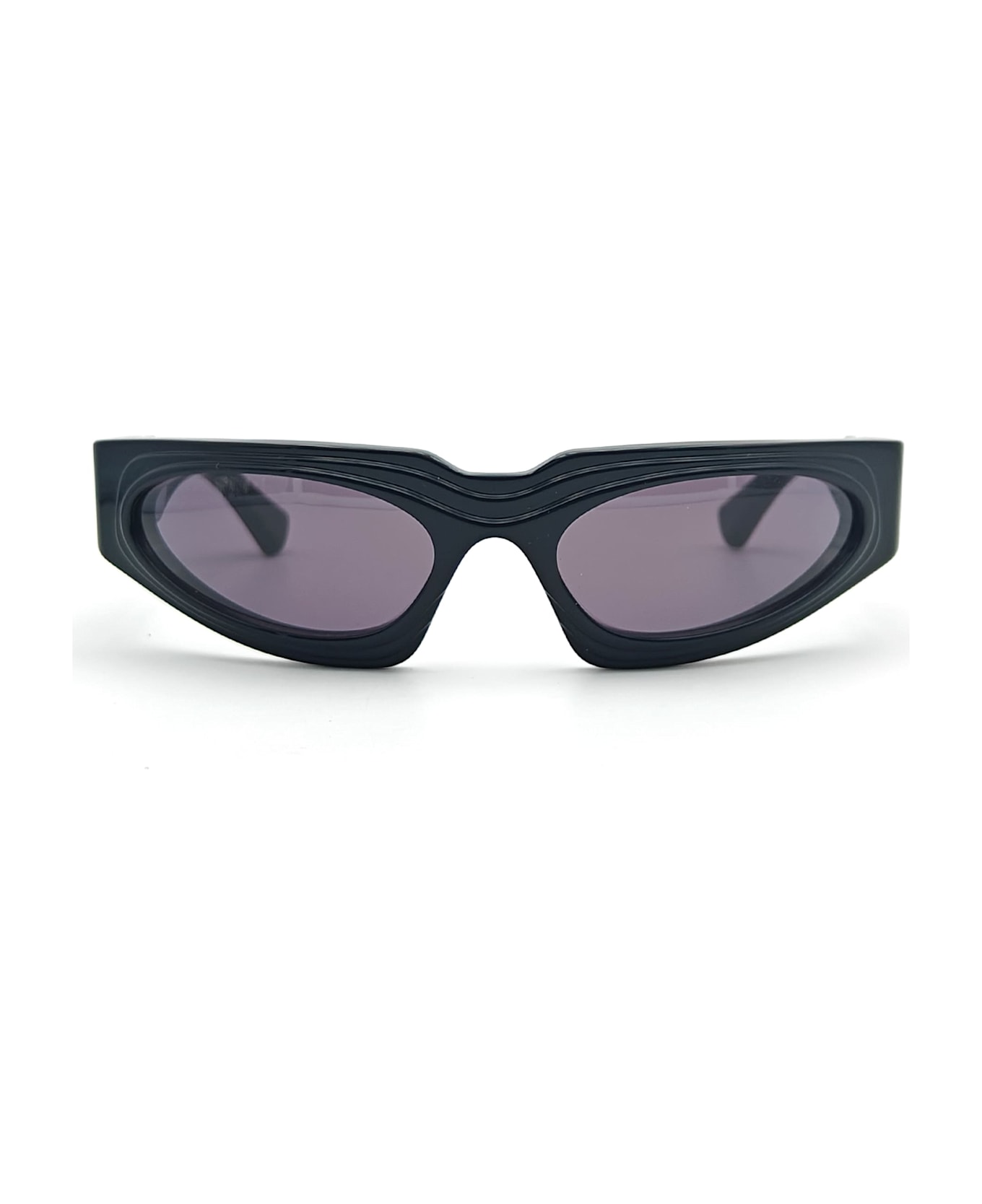 Kuboraum Mask E21 - Black Shine Sunglasses - Black