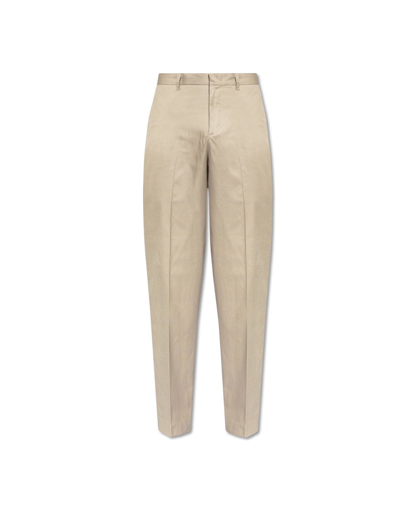 Emporio Armani Cotton Trousers - Beige