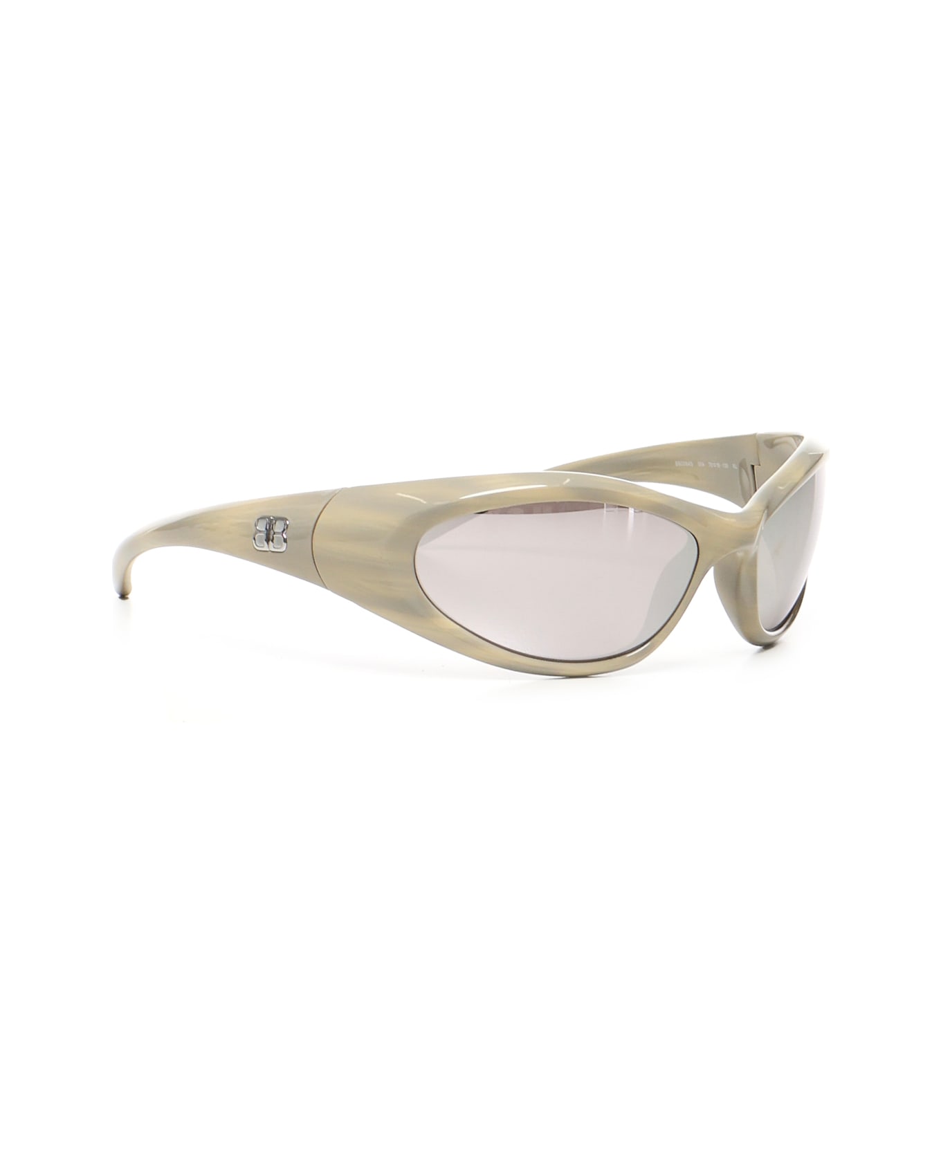 Balenciaga Sunglasses With Logo - Beige