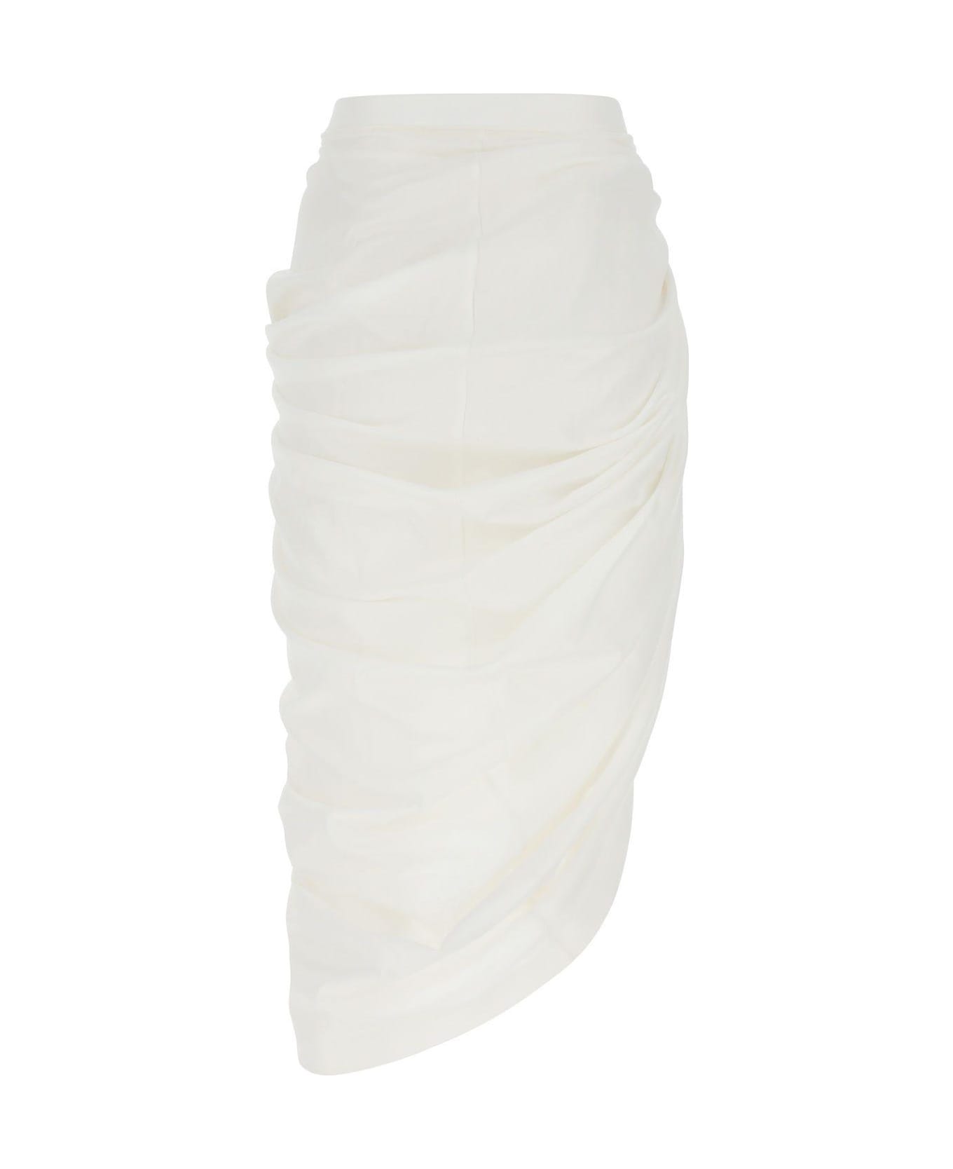 Alexander Wang White Cotton Skirt - Off White
