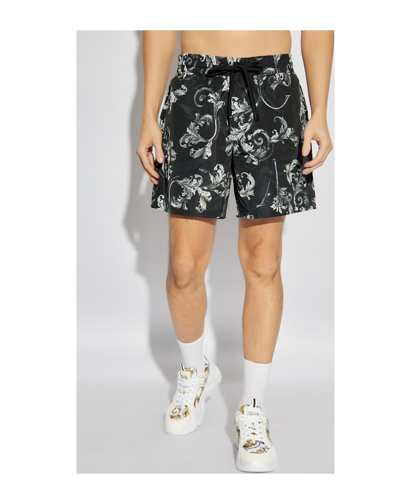 Versace Jeans Couture Logo Shorts - BLACK