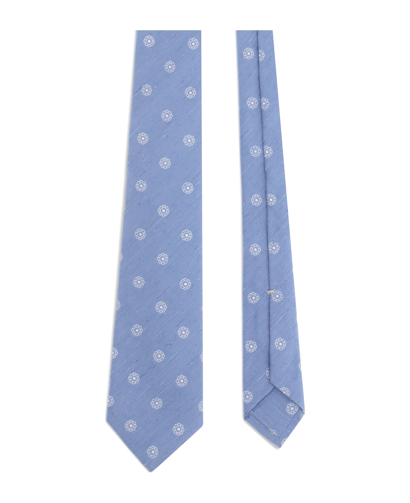 Kiton Flower Patterned Tie
