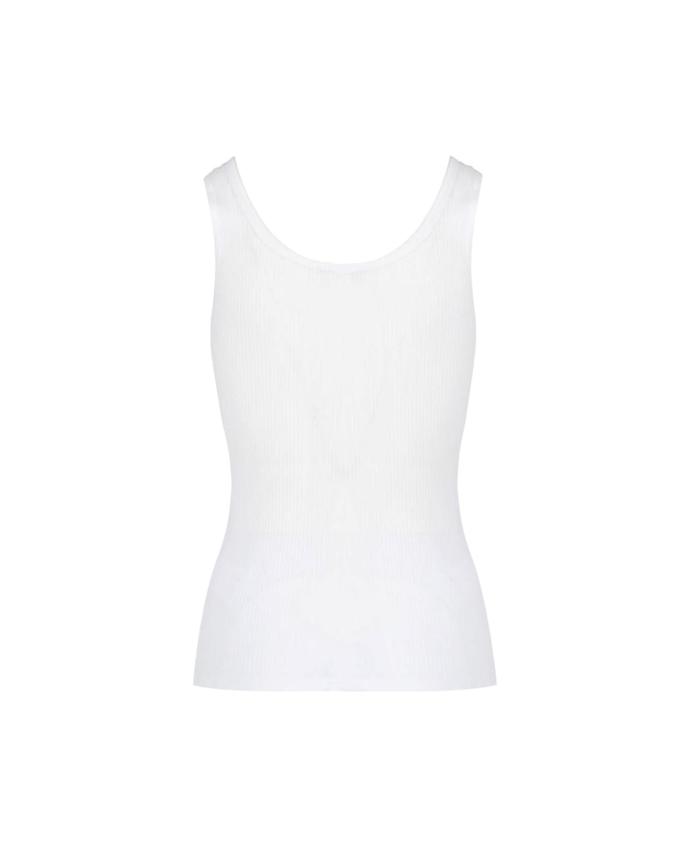 Chloé Logo Tank Top - White