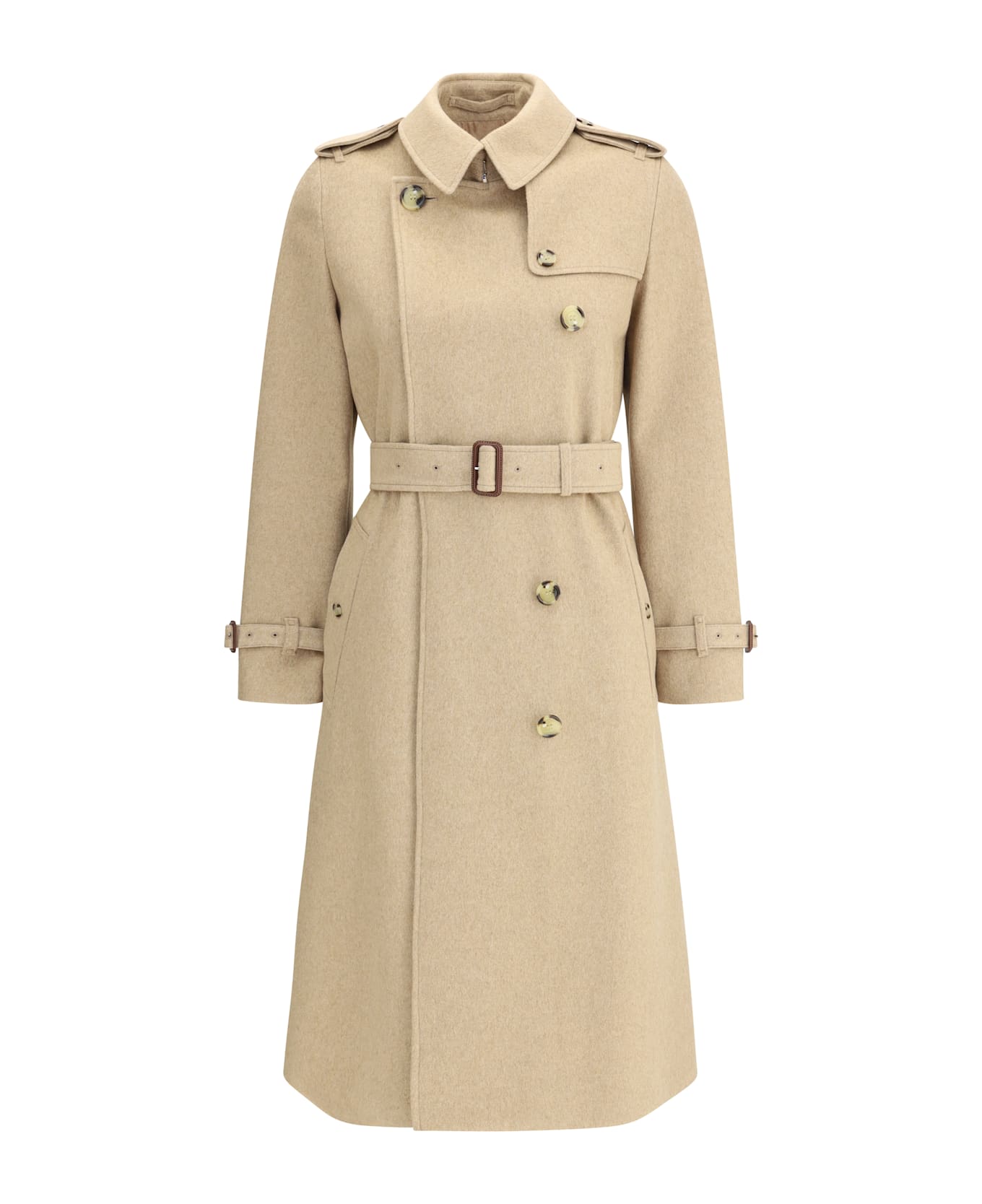 Burberry Kensington Midi Cashmere Coat