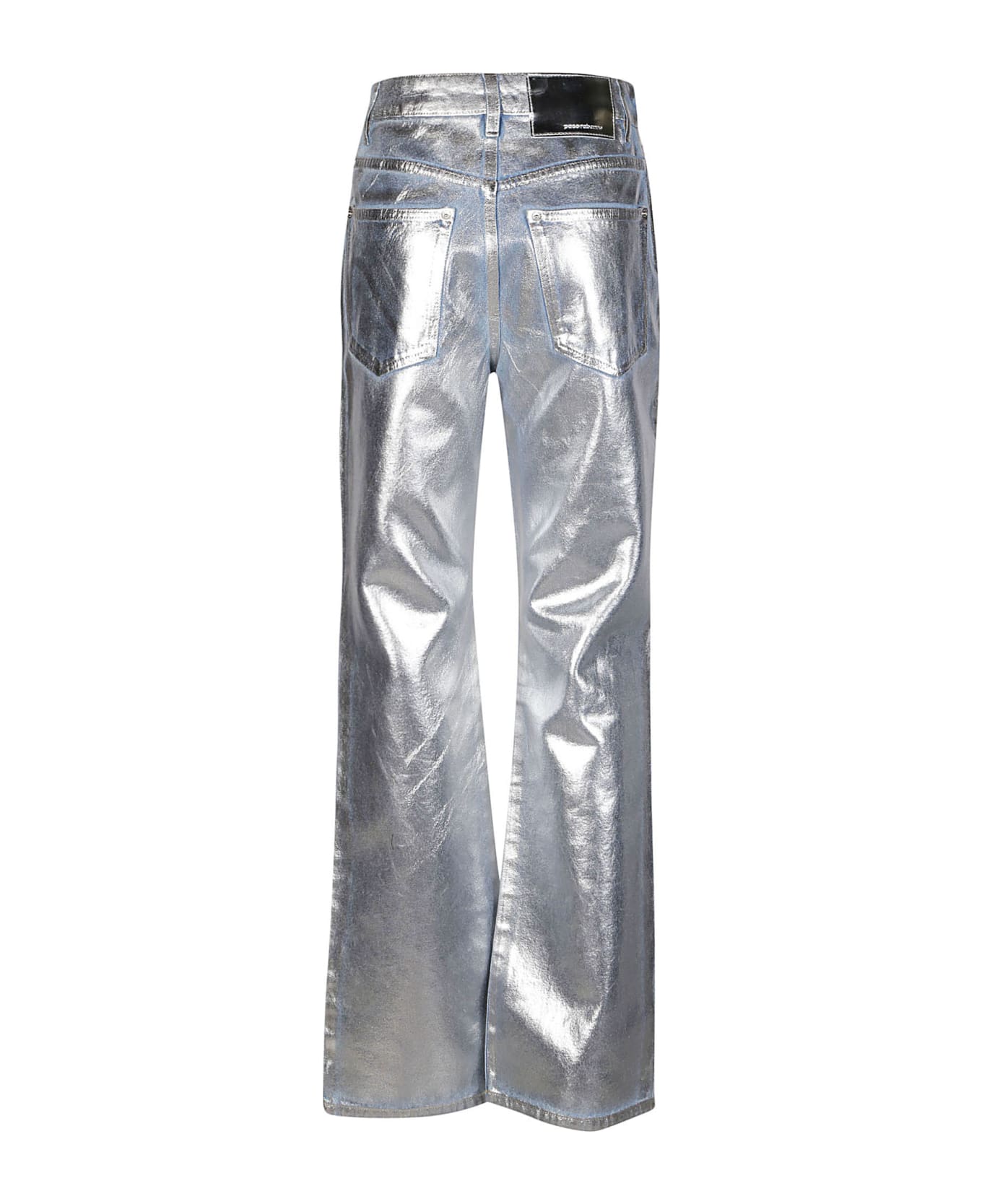 Paco Rabanne Metallic Pant - Light Silver